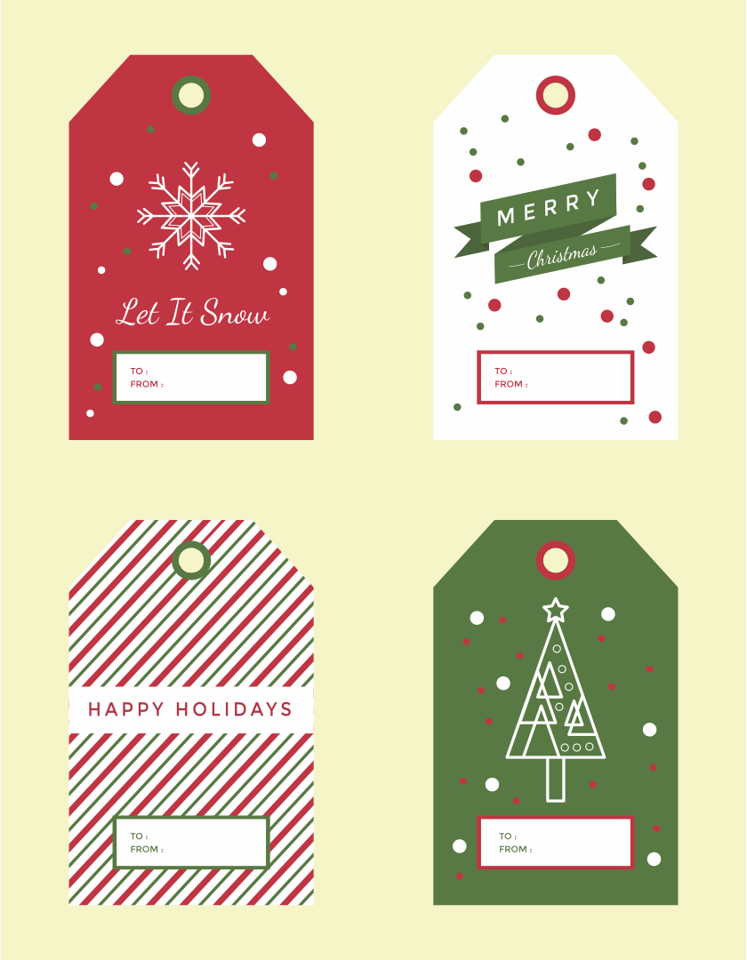 Printable Christmas Gift Tags