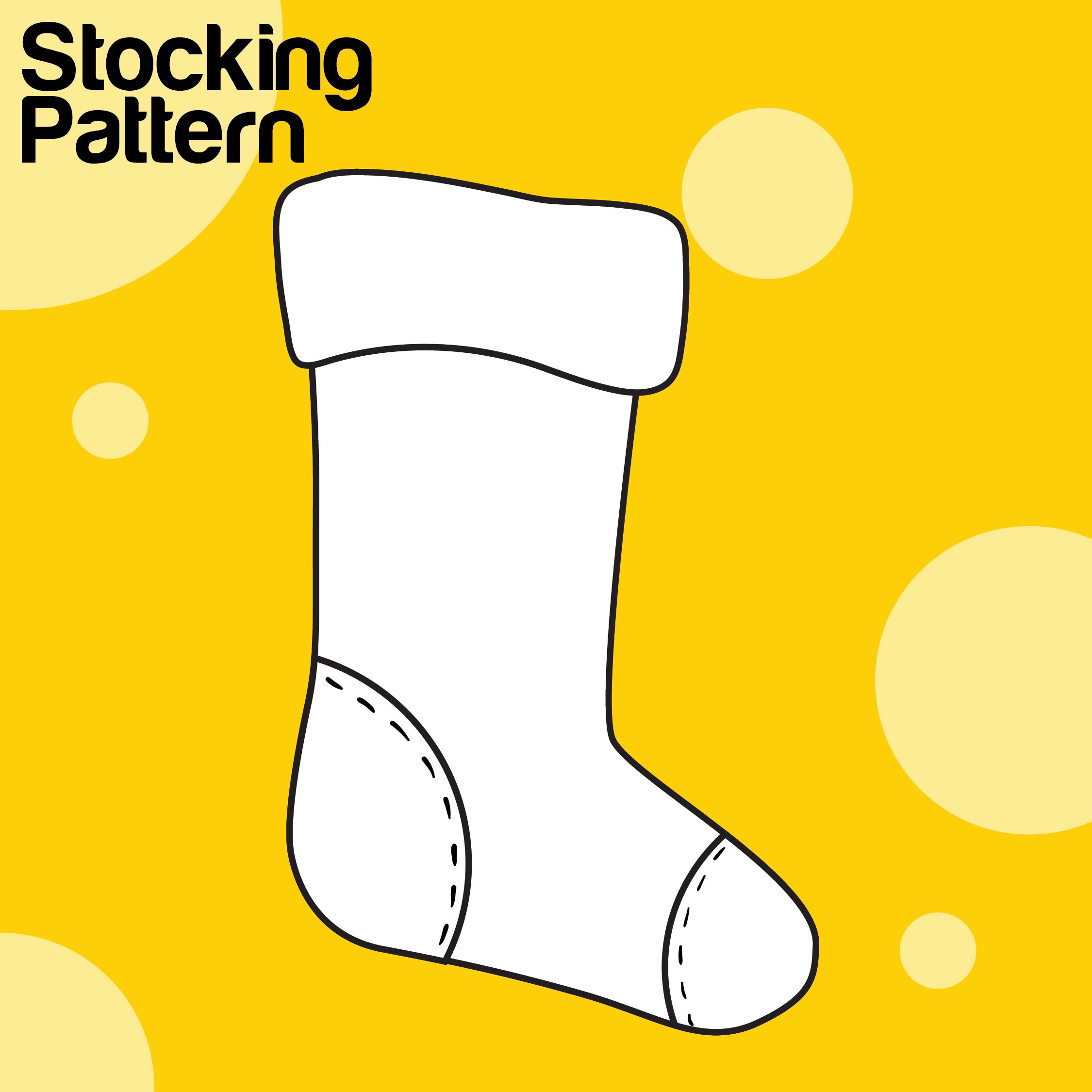 4 Best Christmas Stocking Template Printable
