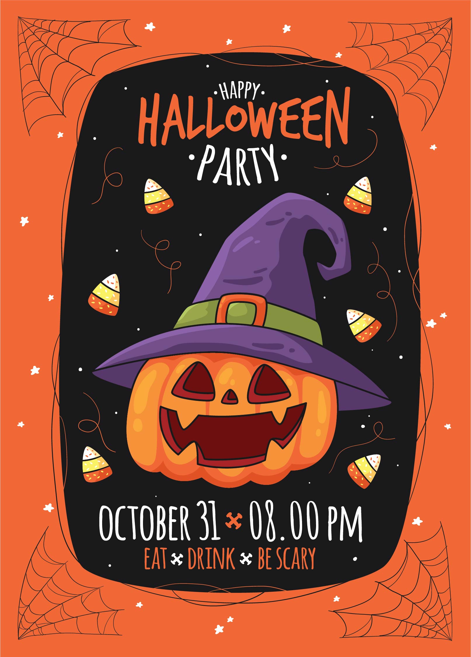 15 Best Free Printable Halloween Flyer Templates PDF For Free At Printablee