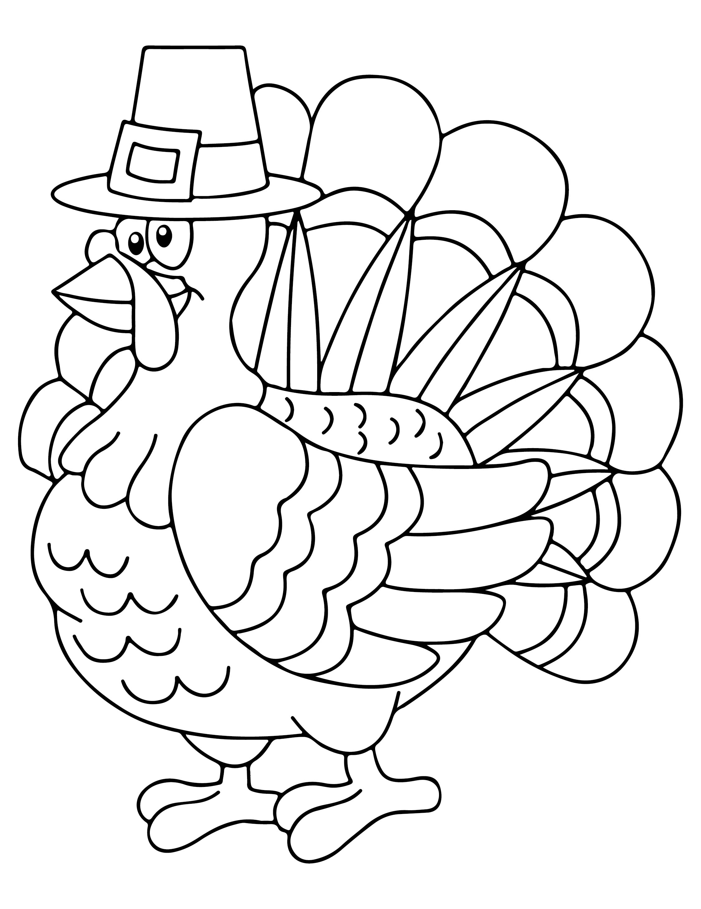 Printable Thanksgiving Coloring Activity Pages