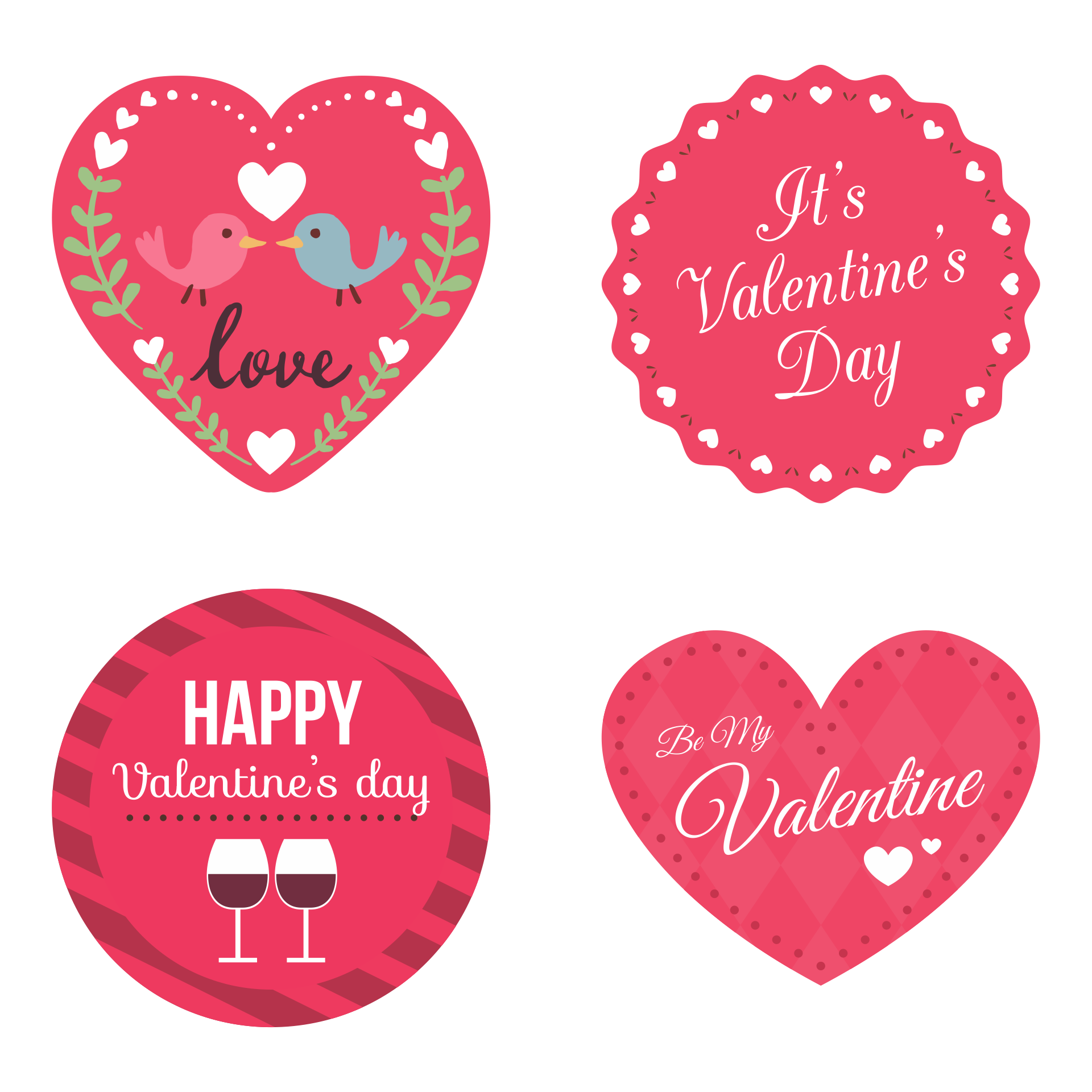 Printable Valentine Labels
