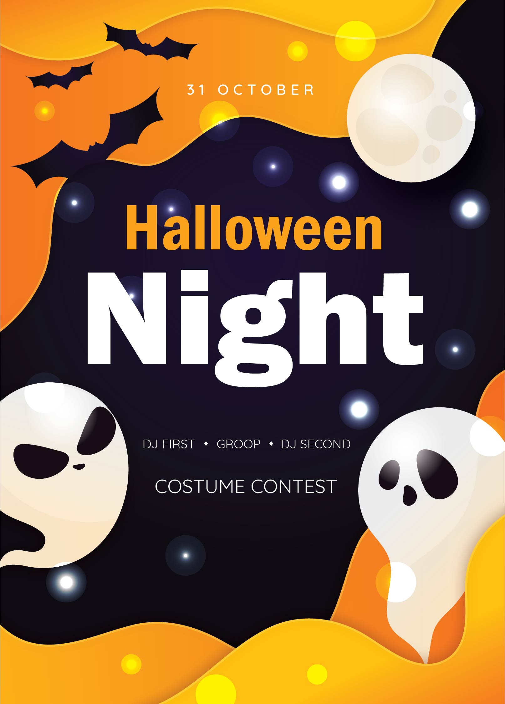 15 Best Free Printable Halloween Flyer Templates