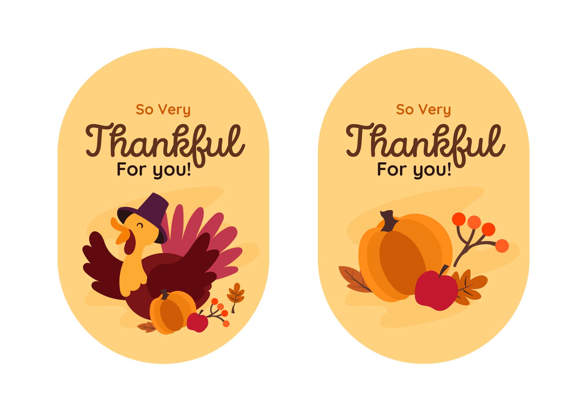 Happy Thanksgiving Gift Tags