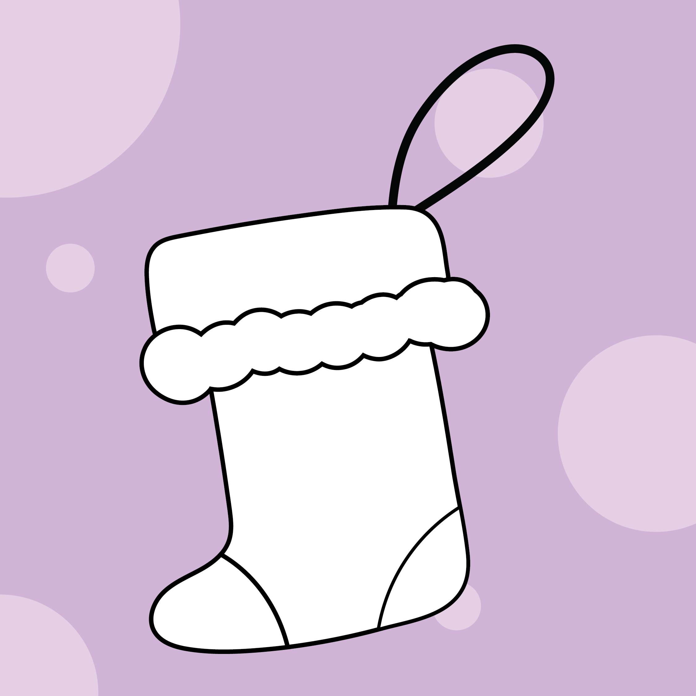 Stocking Template Free Printable