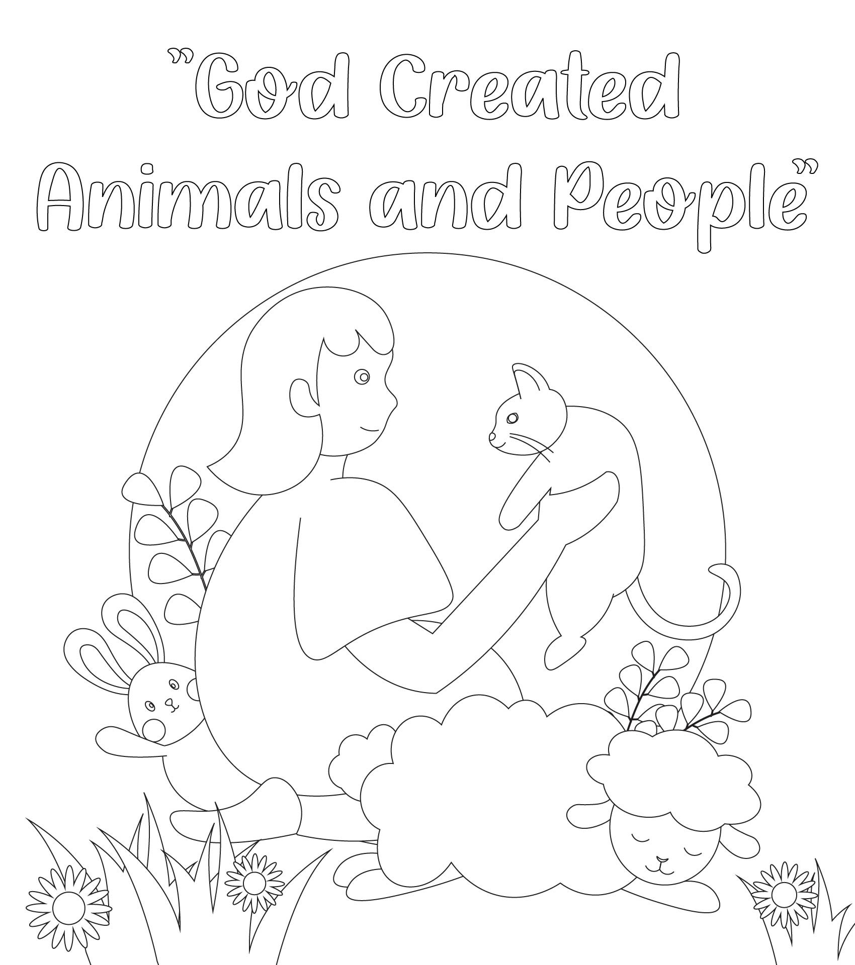 LDS Creation Story Printable