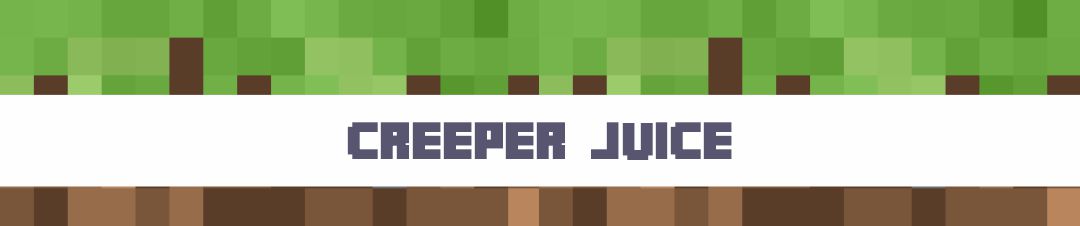 Minecraft Creeper Juice Labels