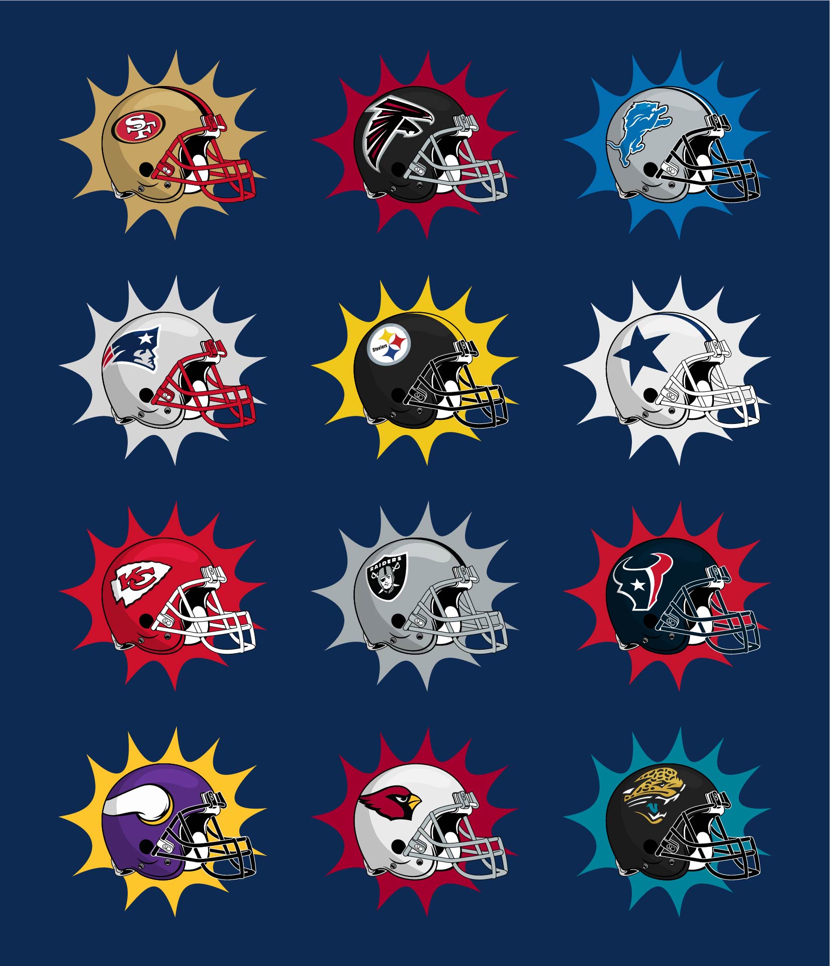 How To Draw Nfl Football Team Logos