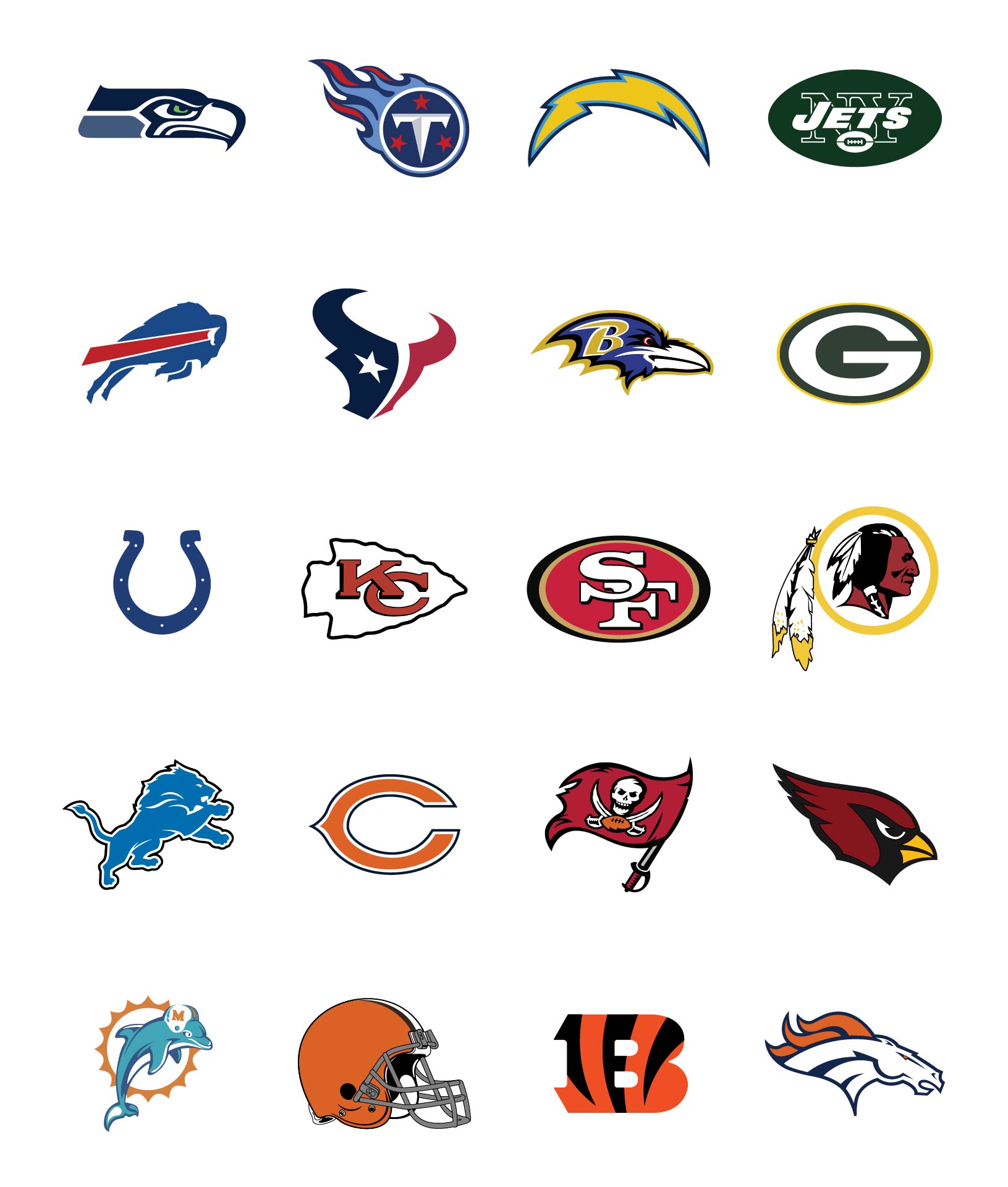 5 Best Nfl Emblems Printable Printablee Com