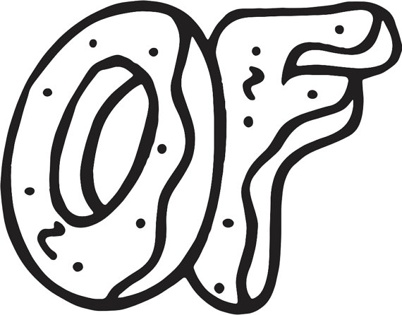 Odd Future Donut Logo Coloring Pages