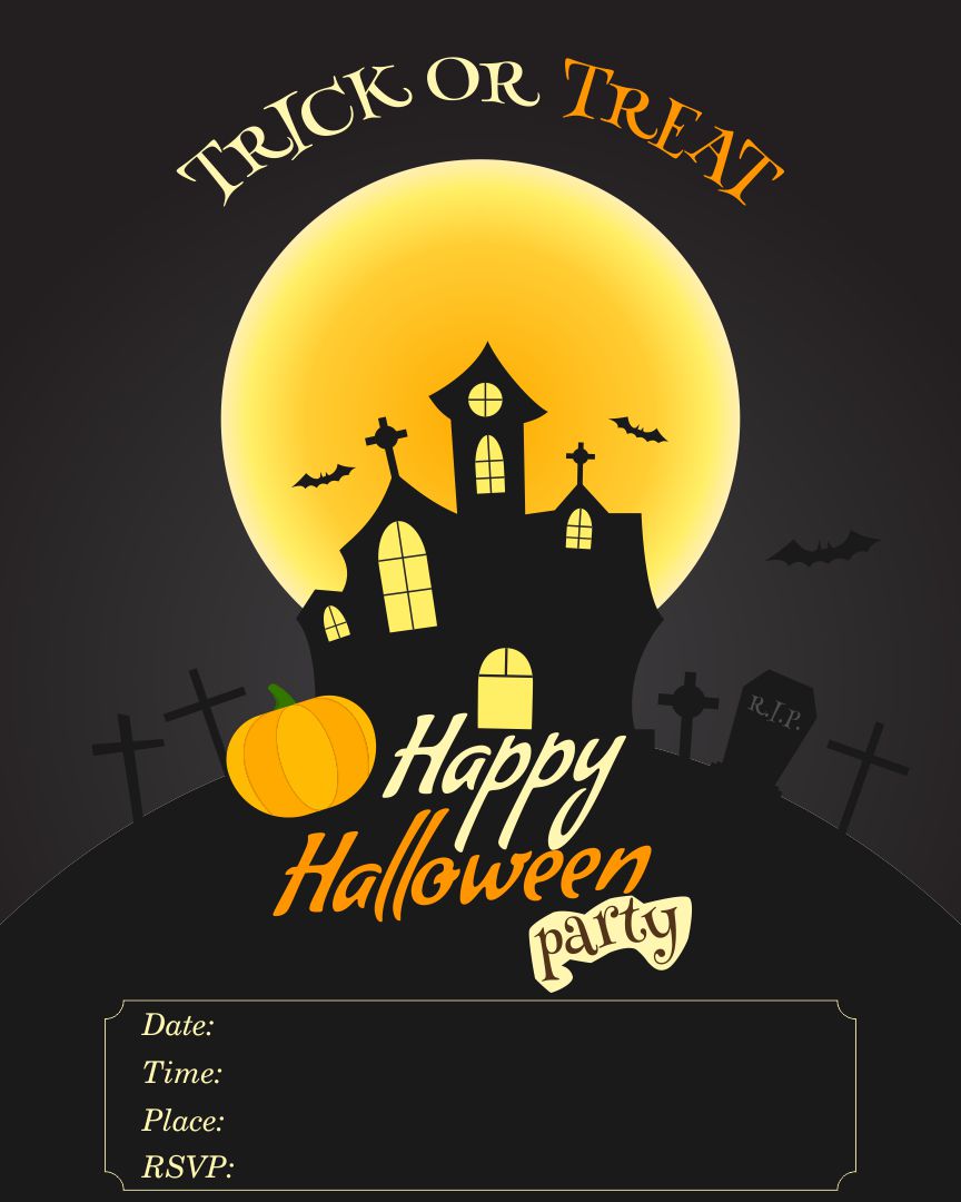 15 Best Free Printable Halloween Flyer Templates