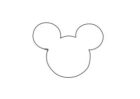 Small Mickey Mouse Head Template