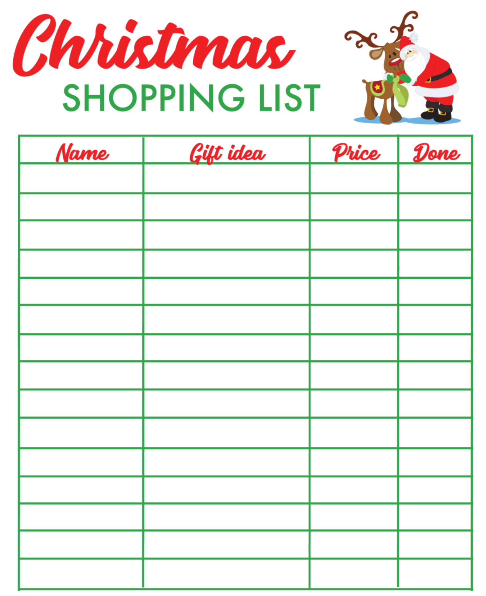 6 Best Printable Christmas Shopping List Printablee 6-best-printable-christmas-shopping-list-printablee