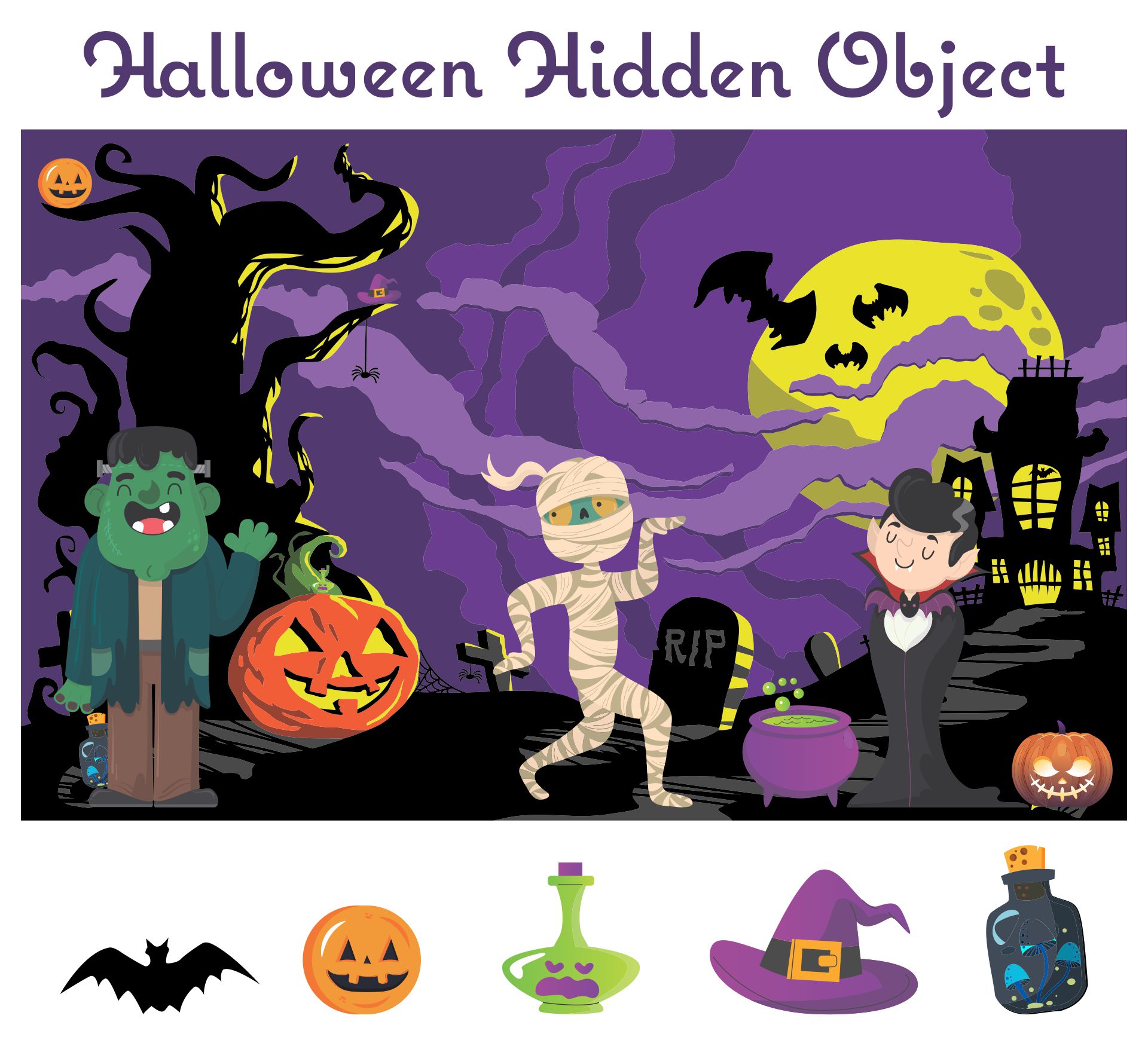 List 96+ Images halloween search and find pictures Superb