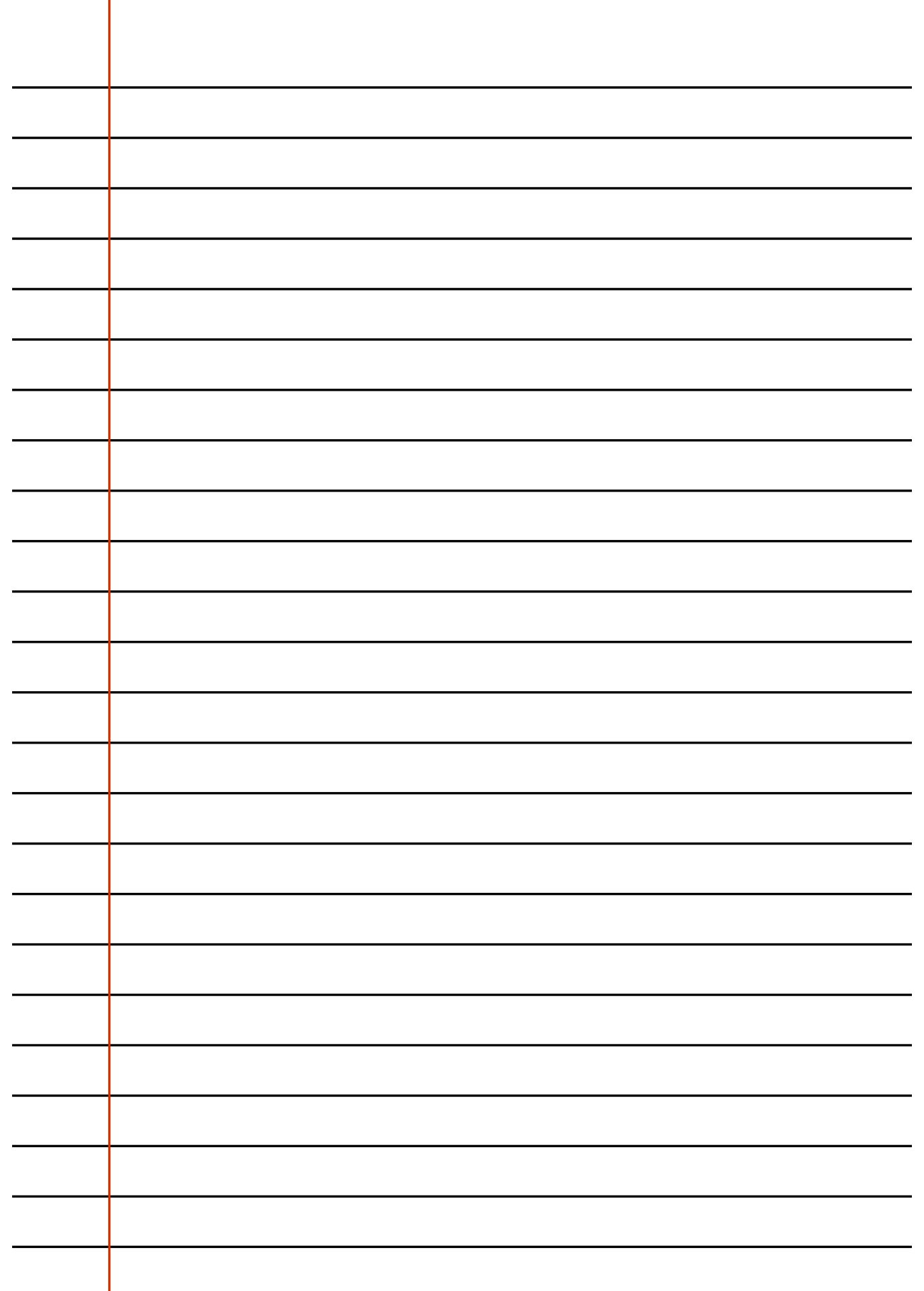 6 Best Free Printable Lined Writing Paper Template Printablee Com