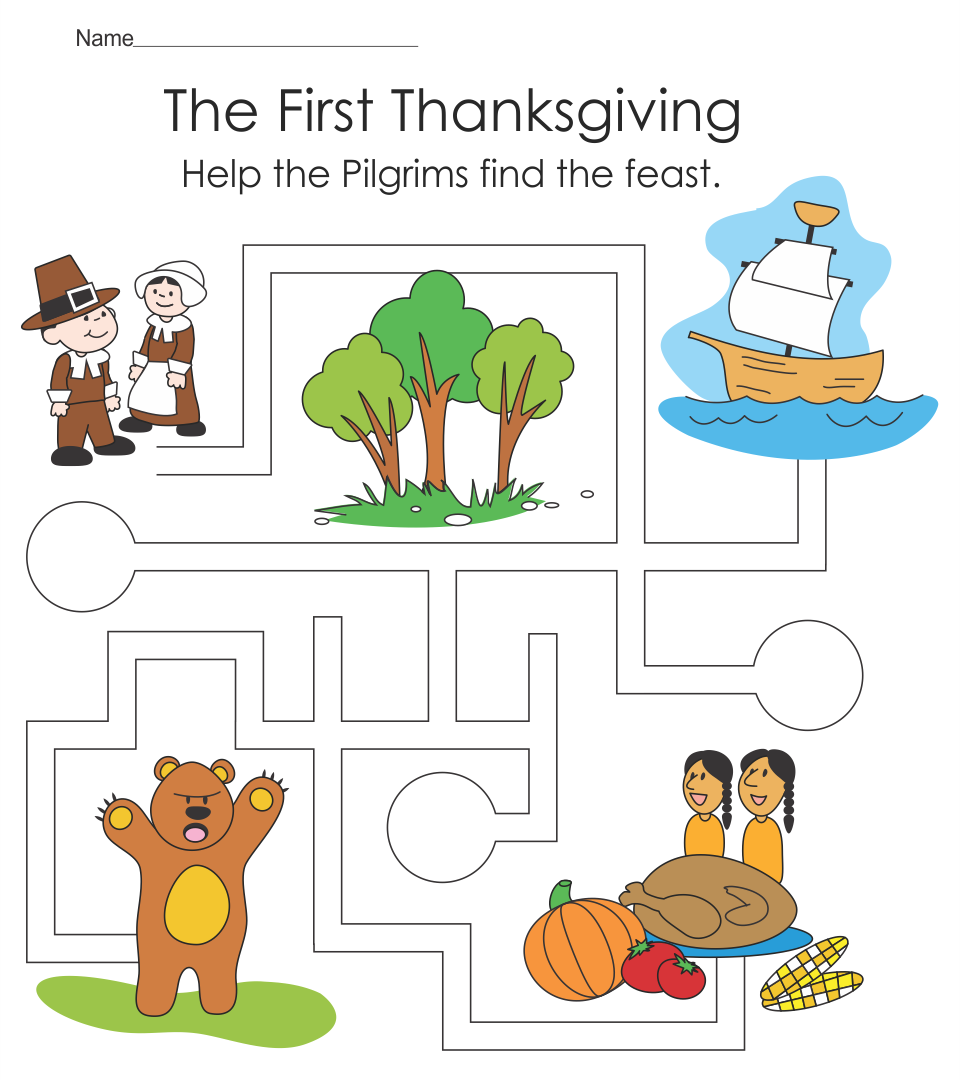 10 Best Printable Thanksgiving Worksheets PDF For Free At Printablee