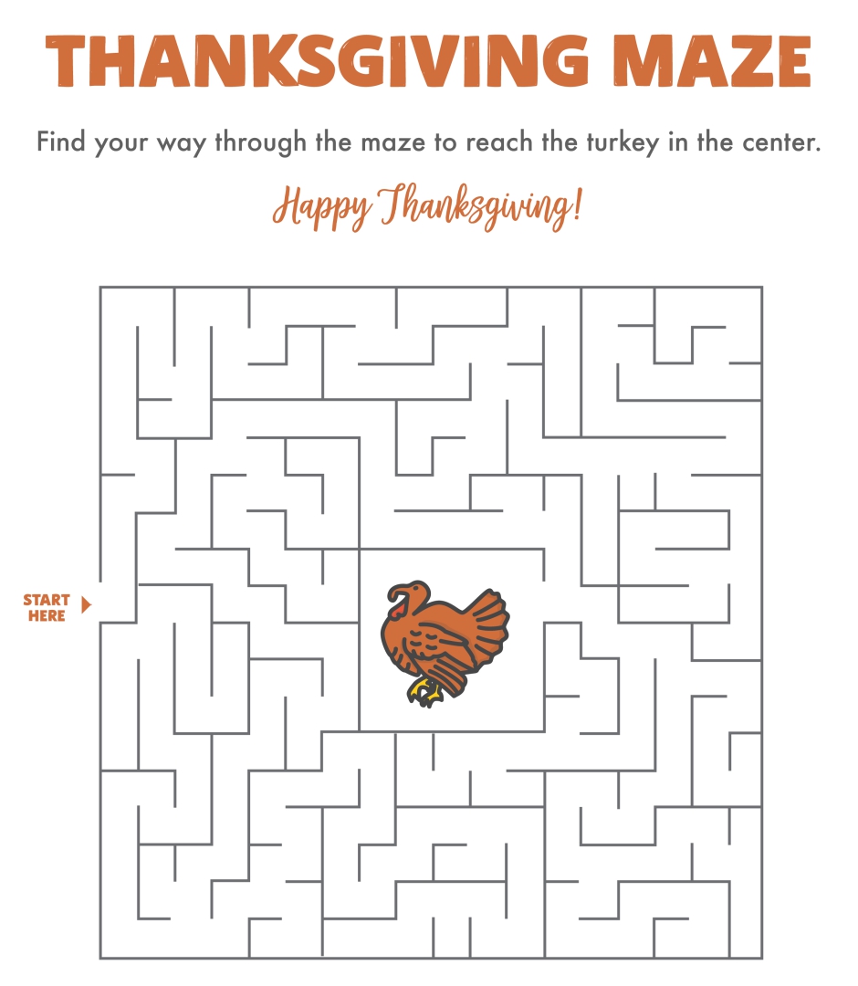 10 Best Printable Thanksgiving Worksheets PDF for Free at Printablee