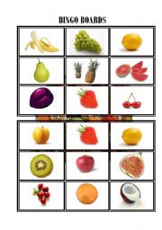 Vegetable Bingo Card Printables Printable Bingo Cards | Sexiz Pix