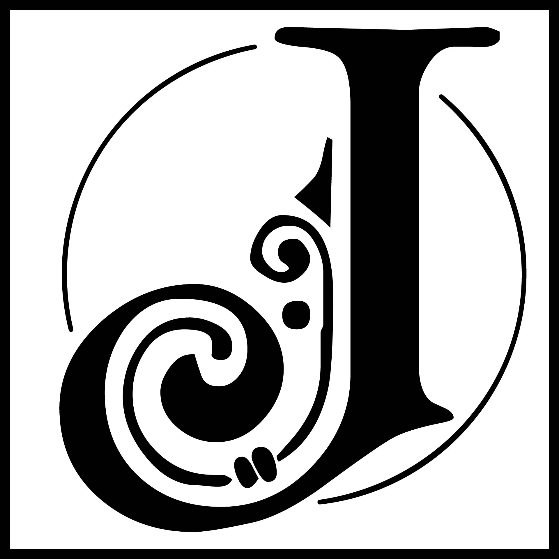 Monogram Letter J Designs