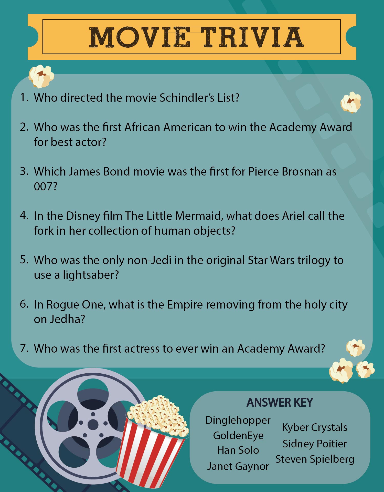 Movie Trivia Questions and Answers
