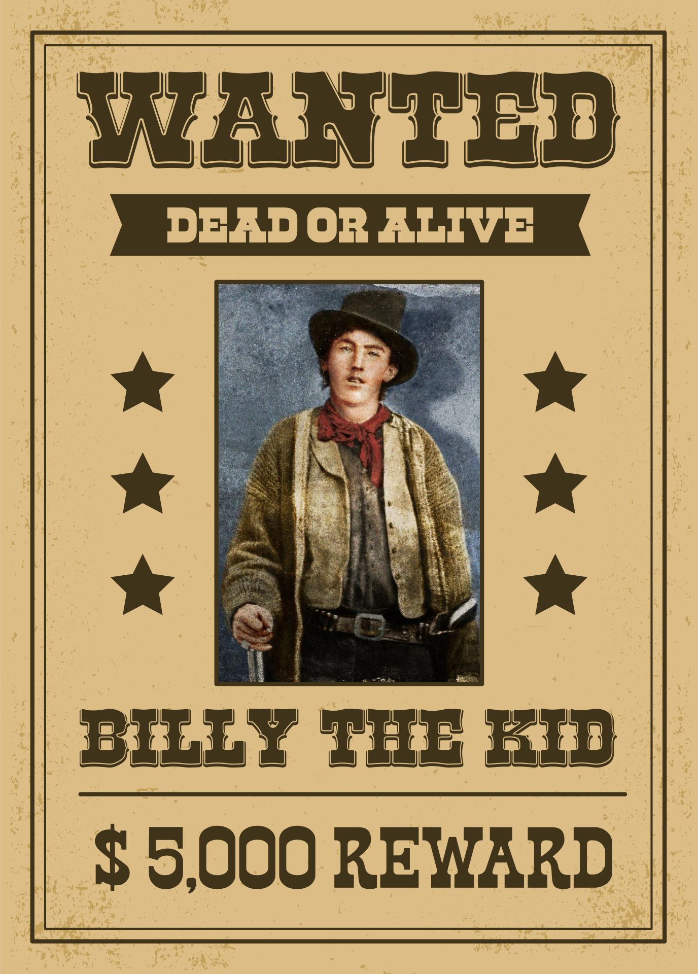 Old Western Wanted Poster Template Database - vrogue.co