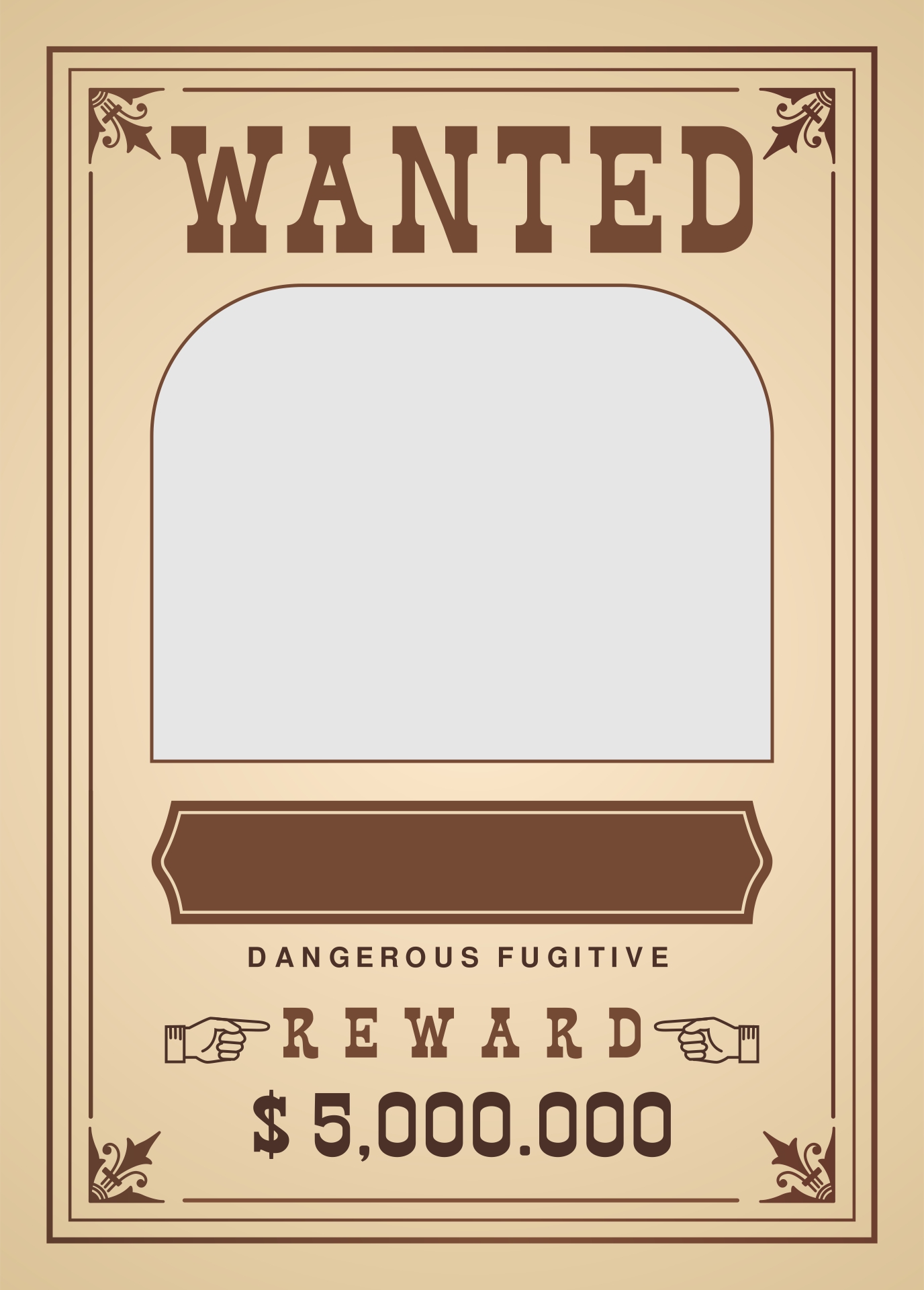 Old West Wanted Posters Printable