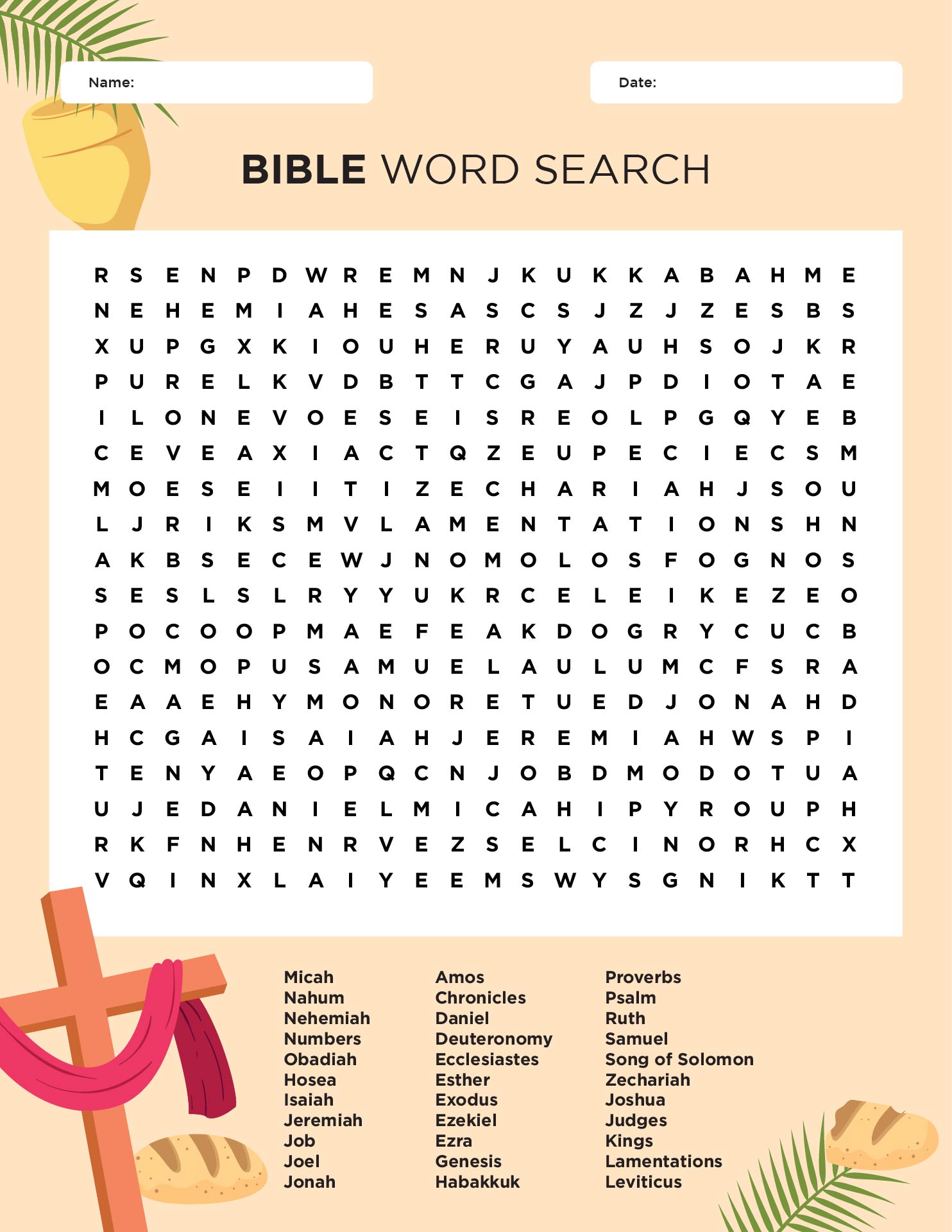 Printable Hard Word Searches for Adults