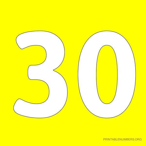 4 Best Images of Printable Numbers 1 Yellow - Printable Number 50 ...