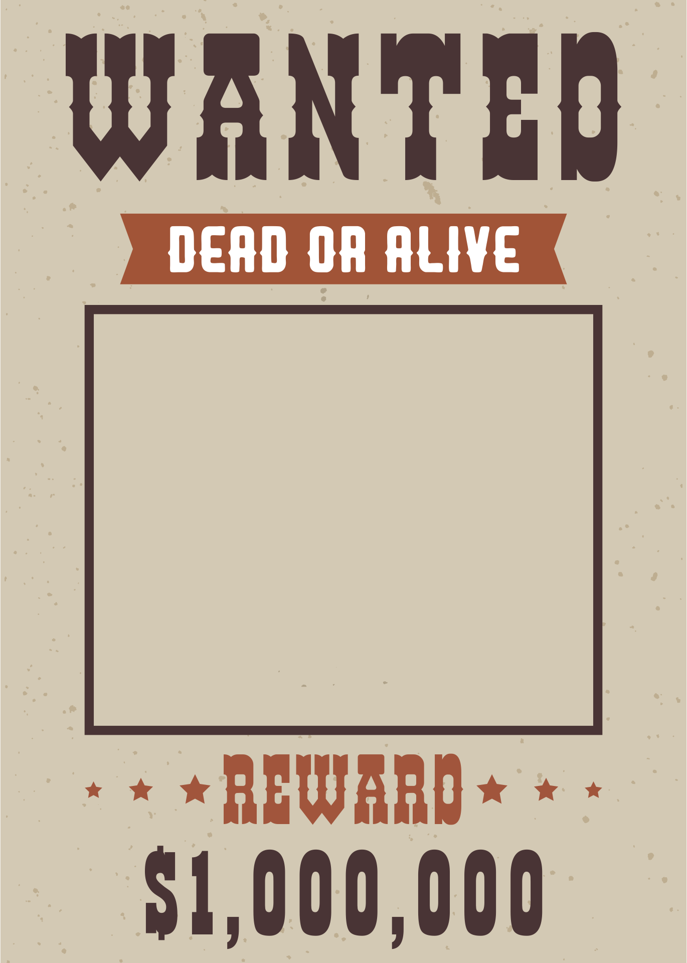 7 Best Old West Wanted Posters Printable Printablee Com