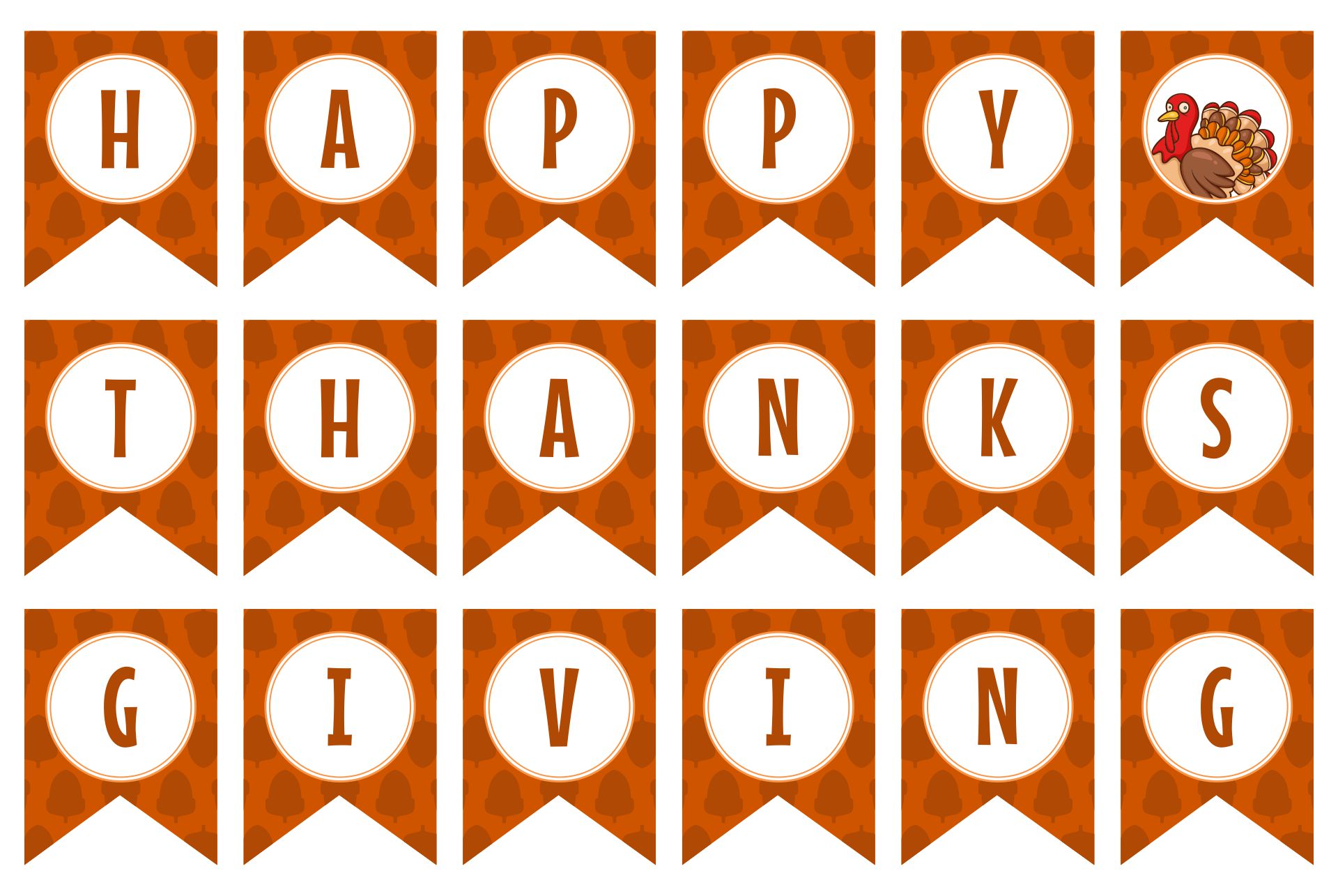 10 Best Happy Thanksgiving Banner Printable Free PDF for Free at Printablee