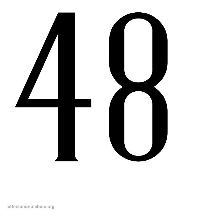48. Цифра 48. 48 Число. 48 Лет цифры. Цифра 48 красивая.
