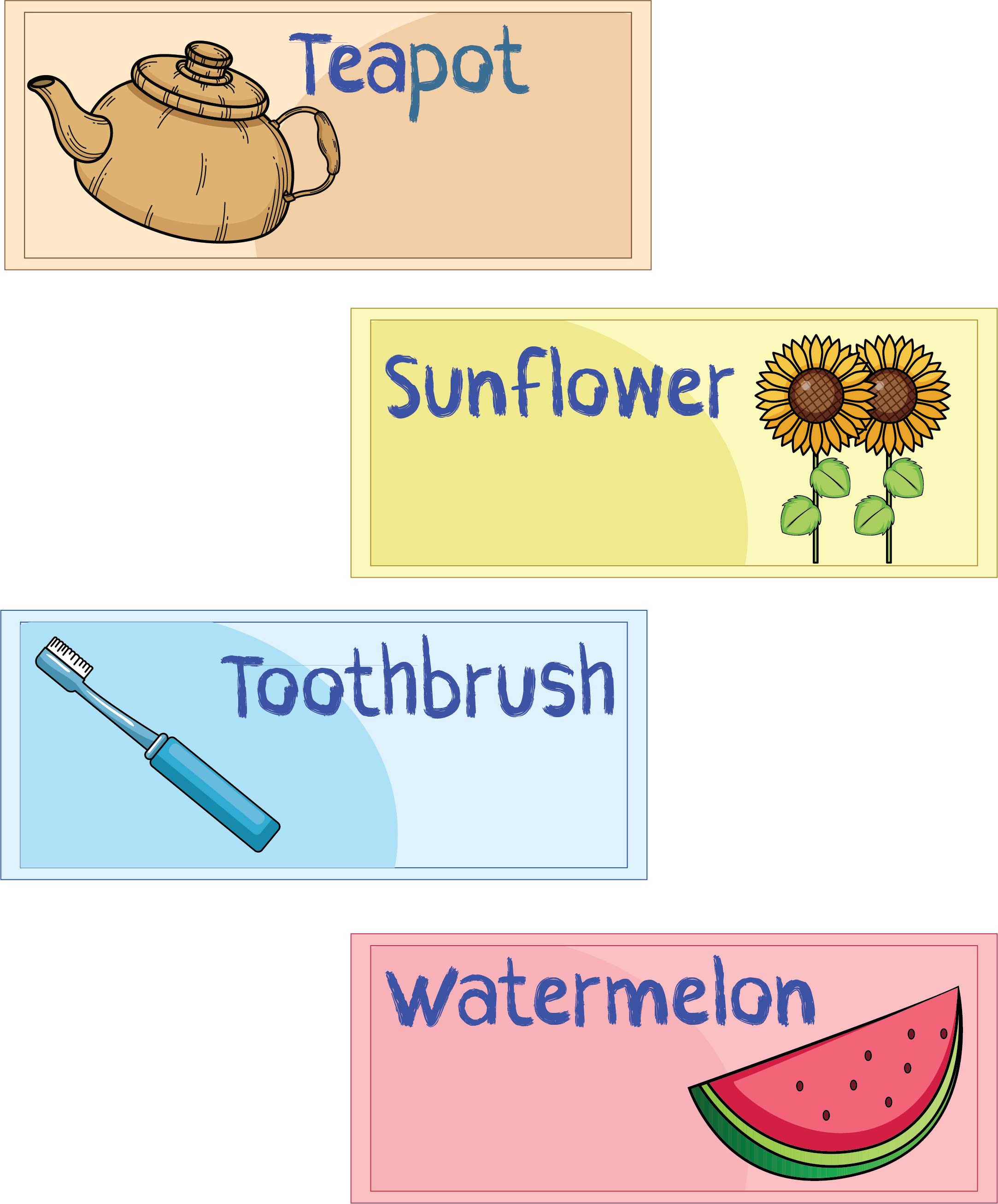 Compound Word Cards