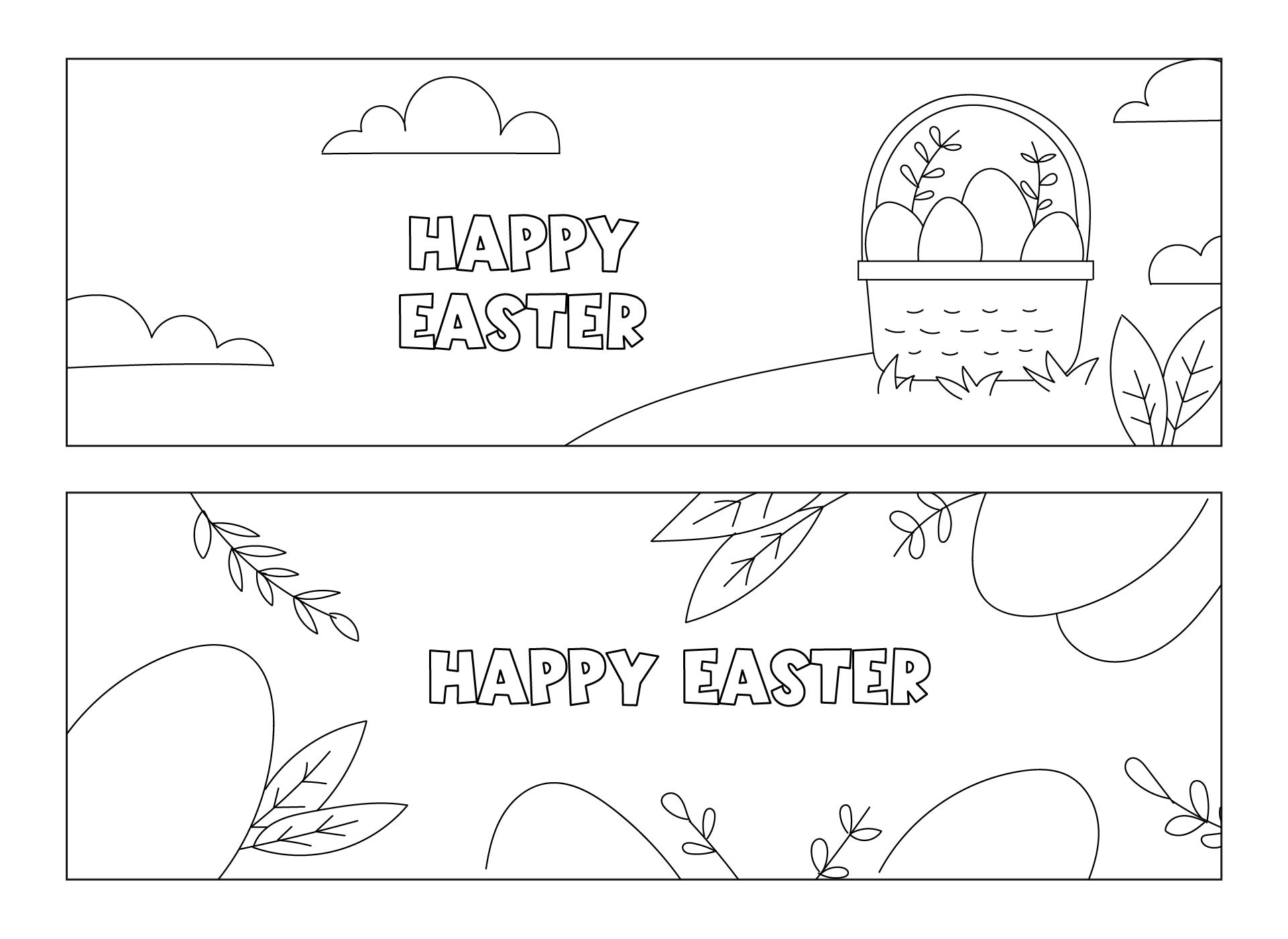 7 Best Printable Easter Bookmarks To Color PDF For Free At Printablee