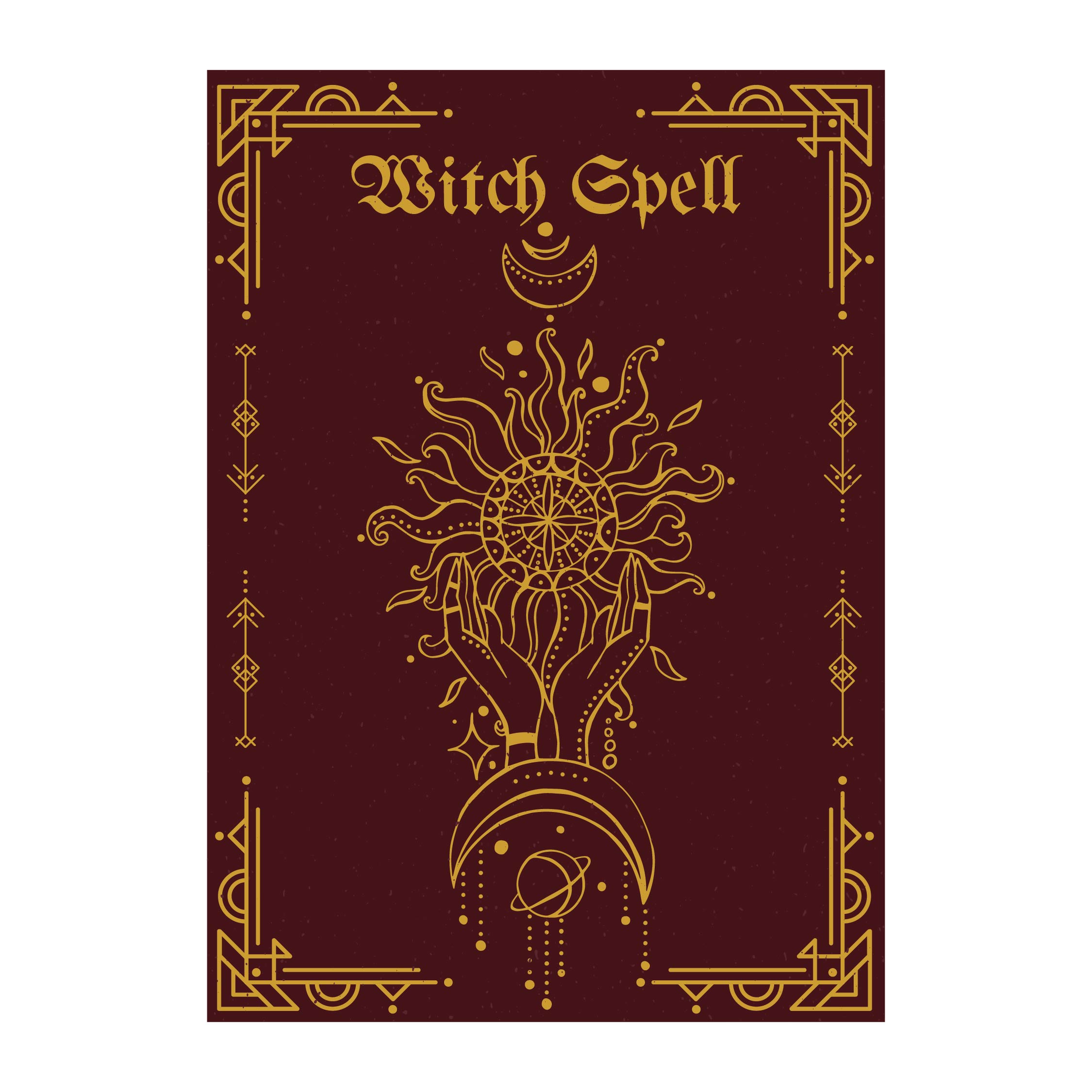 Printable Spell Book Cover Printable World Holiday