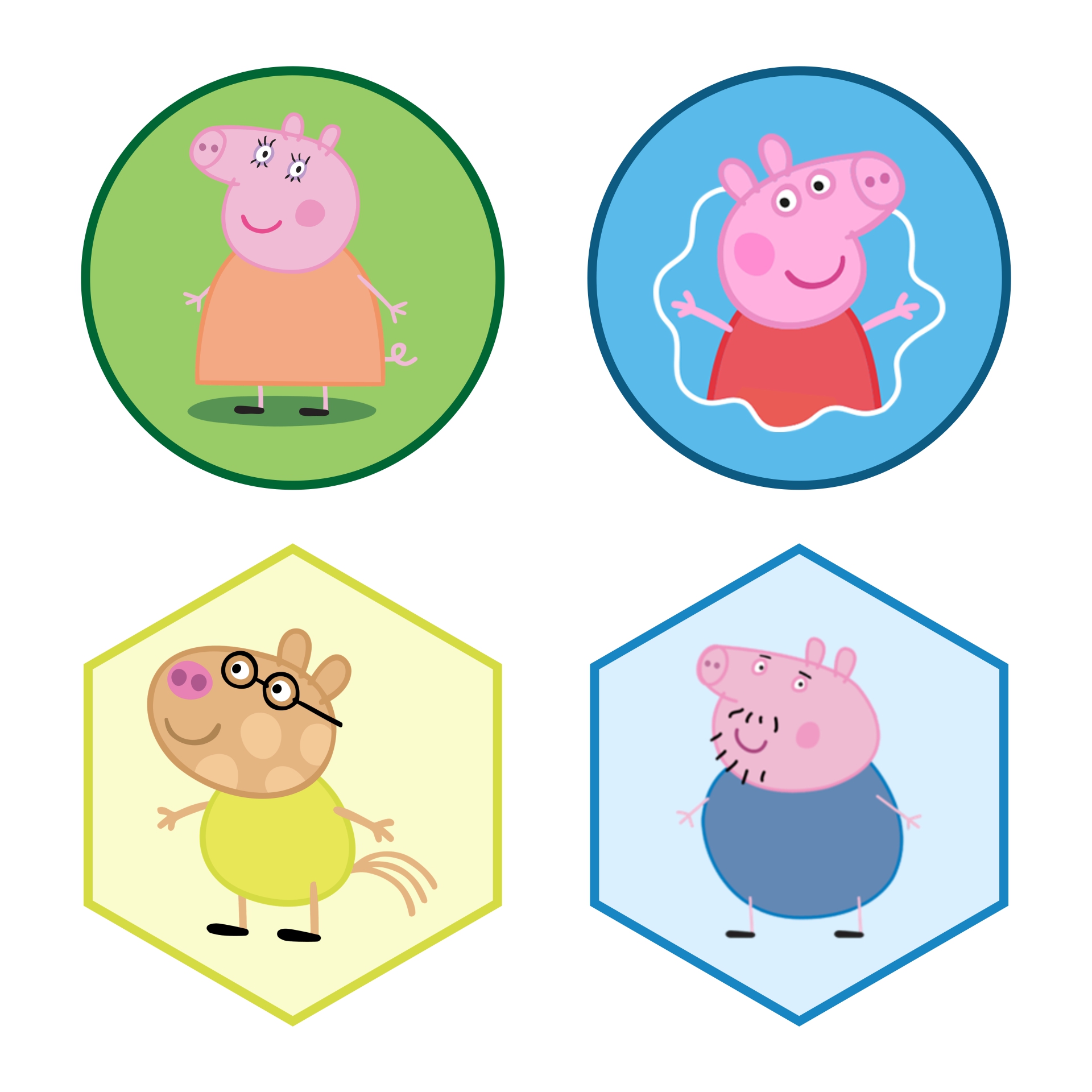 Peppa Pig Printable Stickers