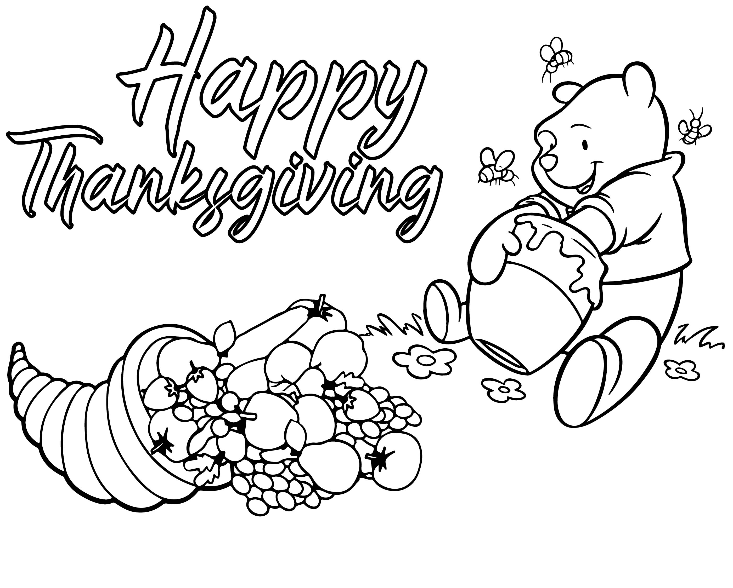 10 Best Disney Thanksgiving Coloring Pages Printables - printablee.com