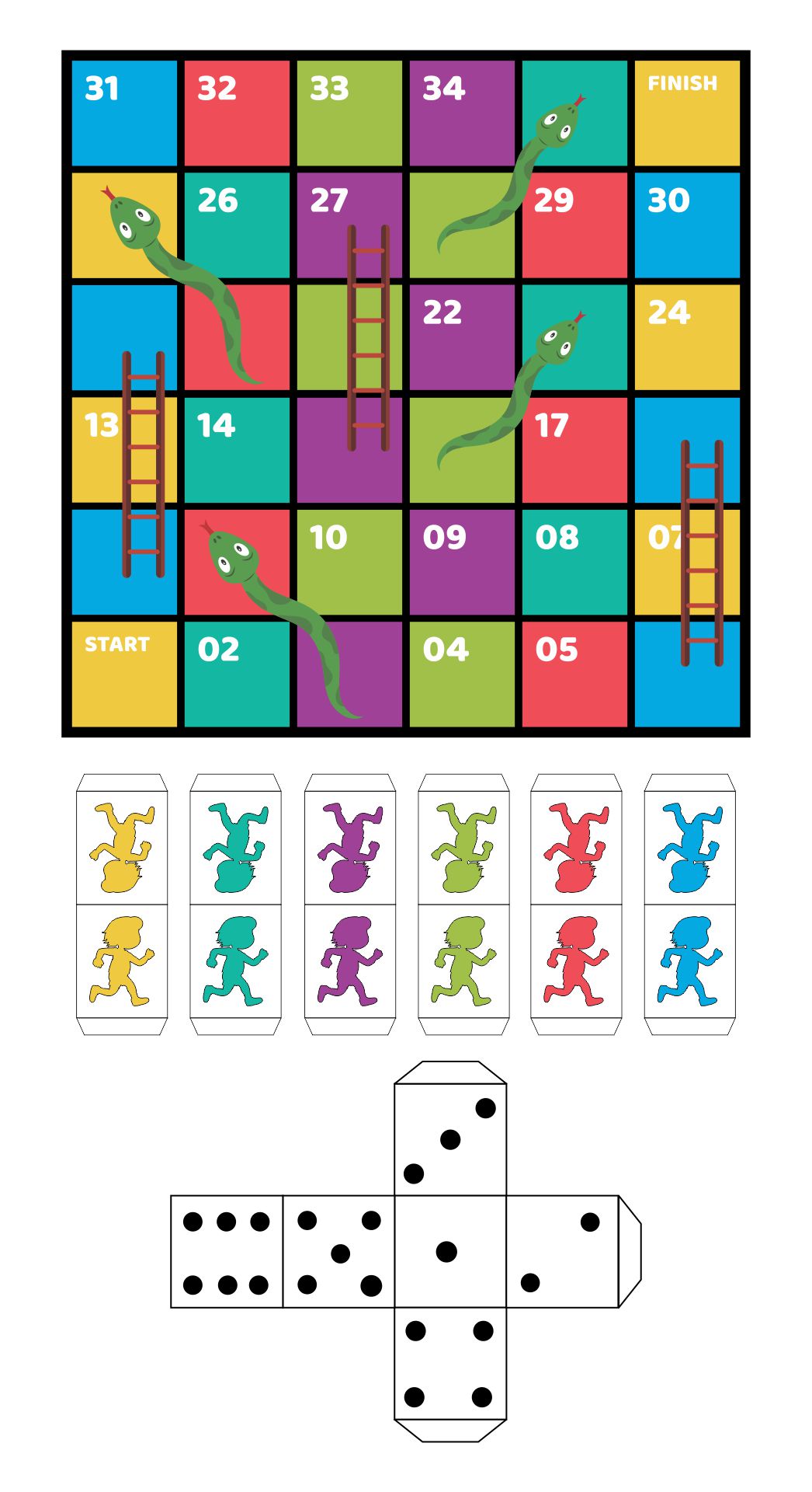 Sorry Board Game Pieces - 10 Free PDF Printables | Printablee