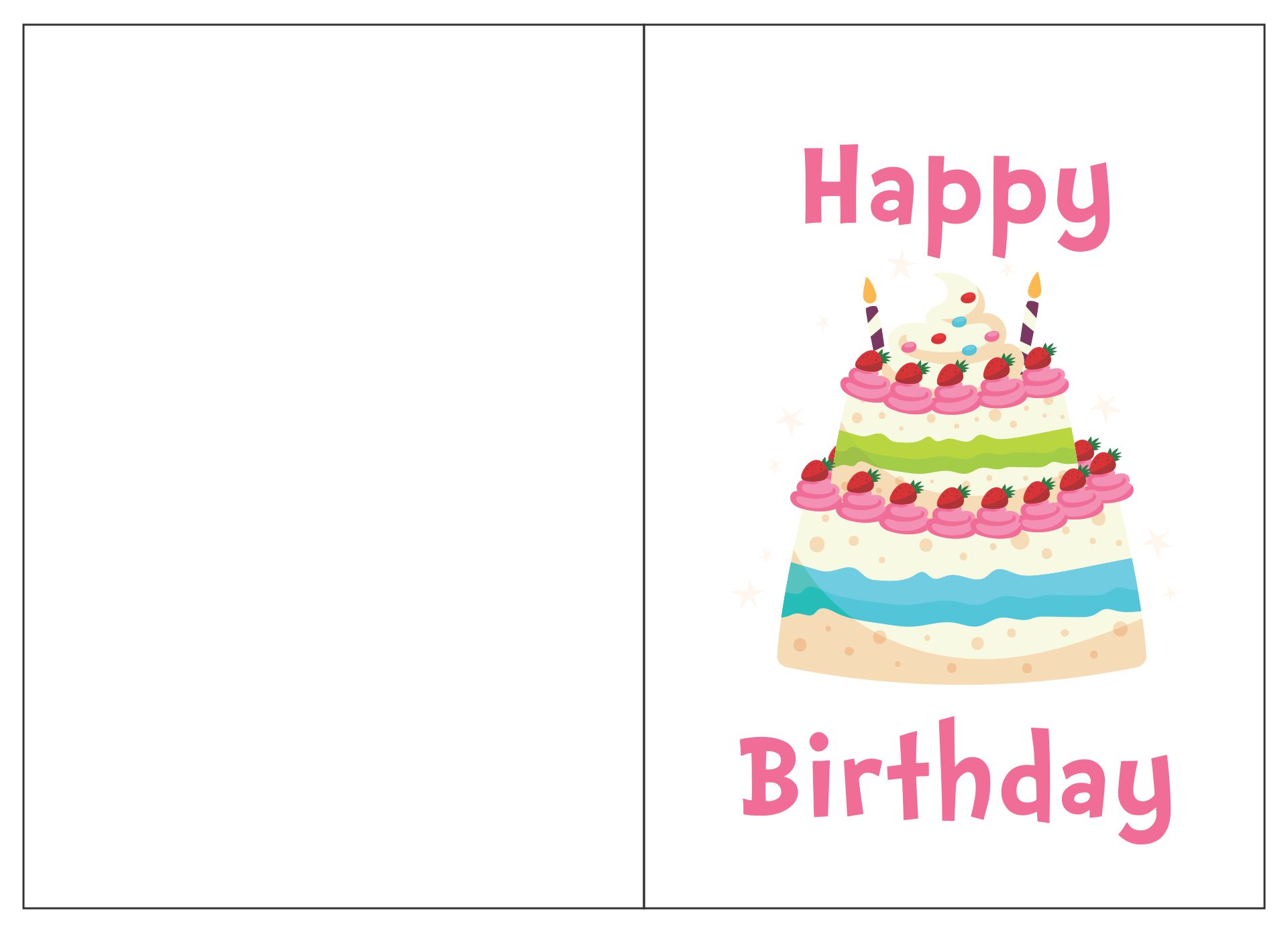 4 Best Images Of Printable Folding Birthday Cards For Wife Printable Images And Photos Finder