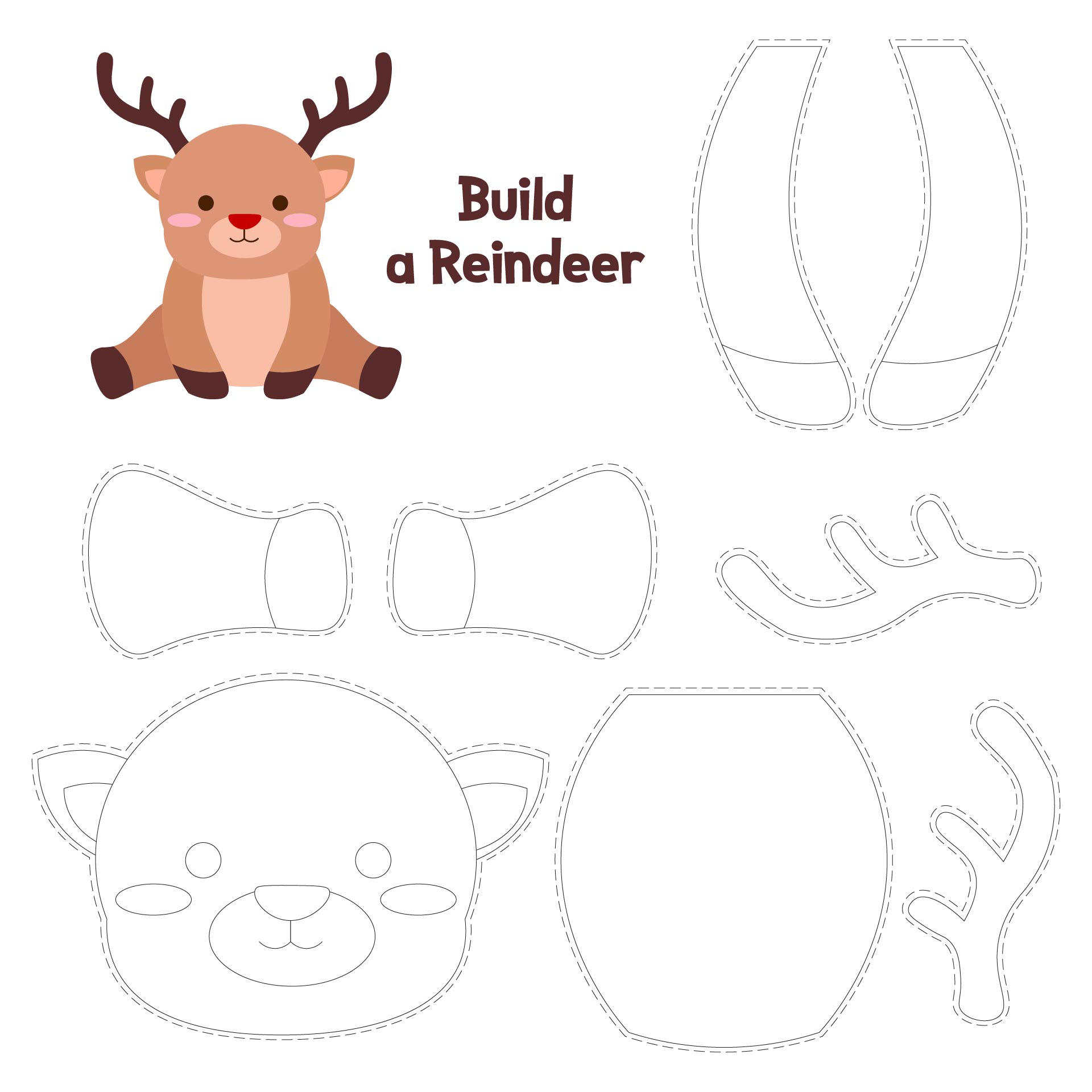 Printable Christmas Crafts for Preschoolers