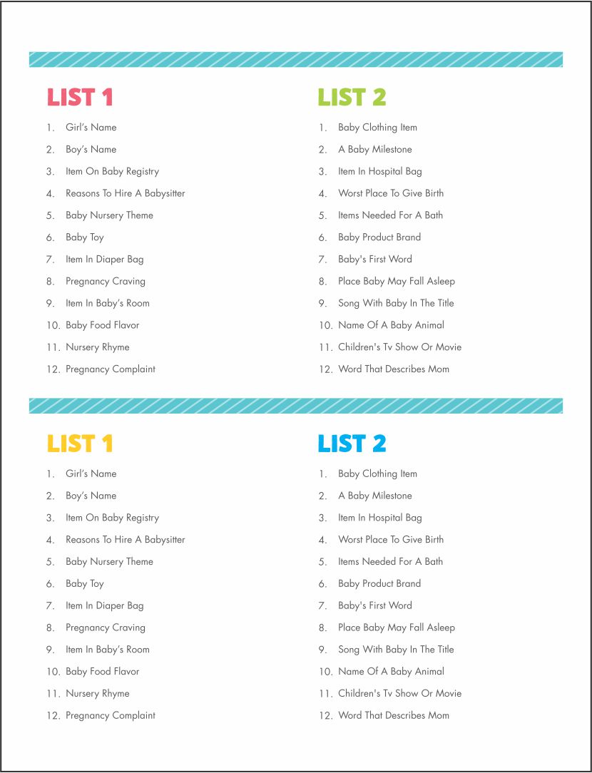 scattergories list blank scattergories list blank