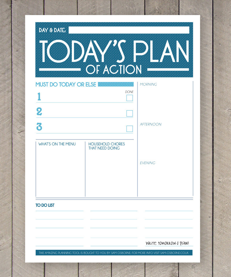 Printables Daily Planners Do Lists