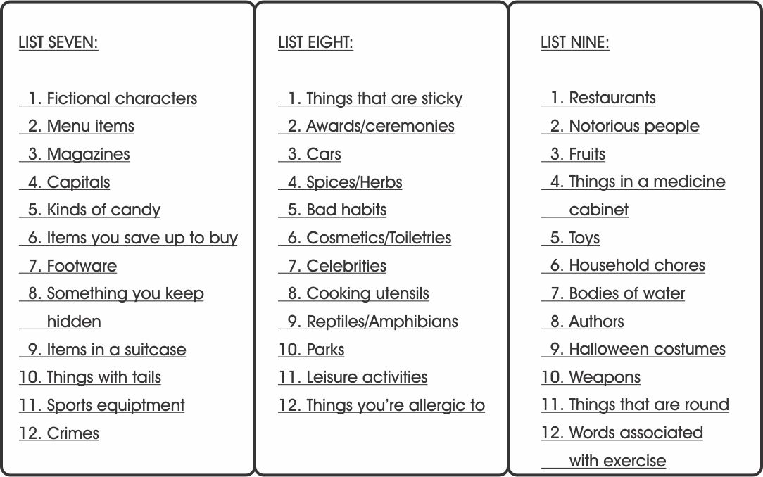 10 Best Scattergories List 1 16 Printable Printablee Com