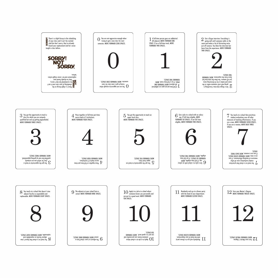 Sorry Board Game Cards Printable