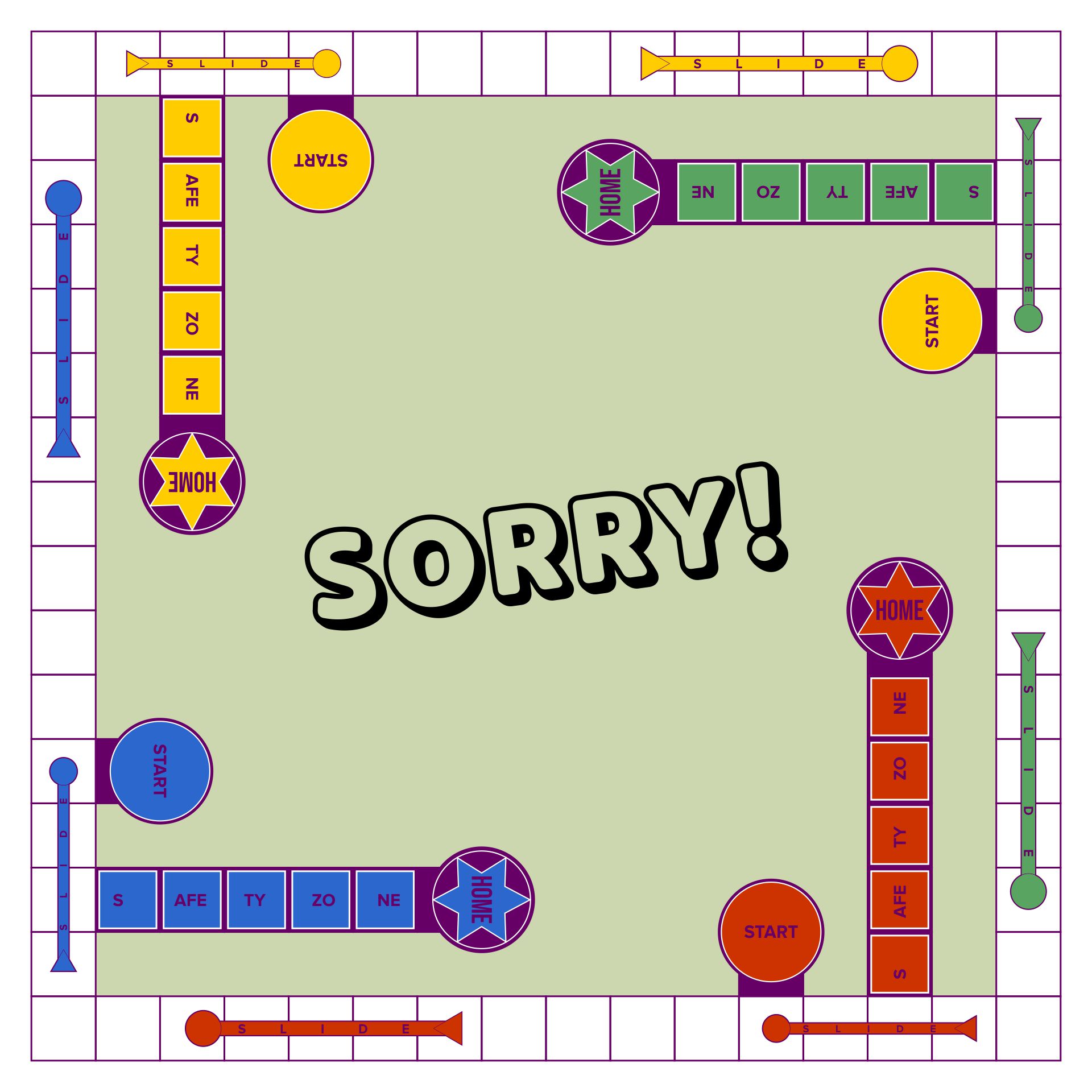 10 Best Printable Sorry Board Game Pieces