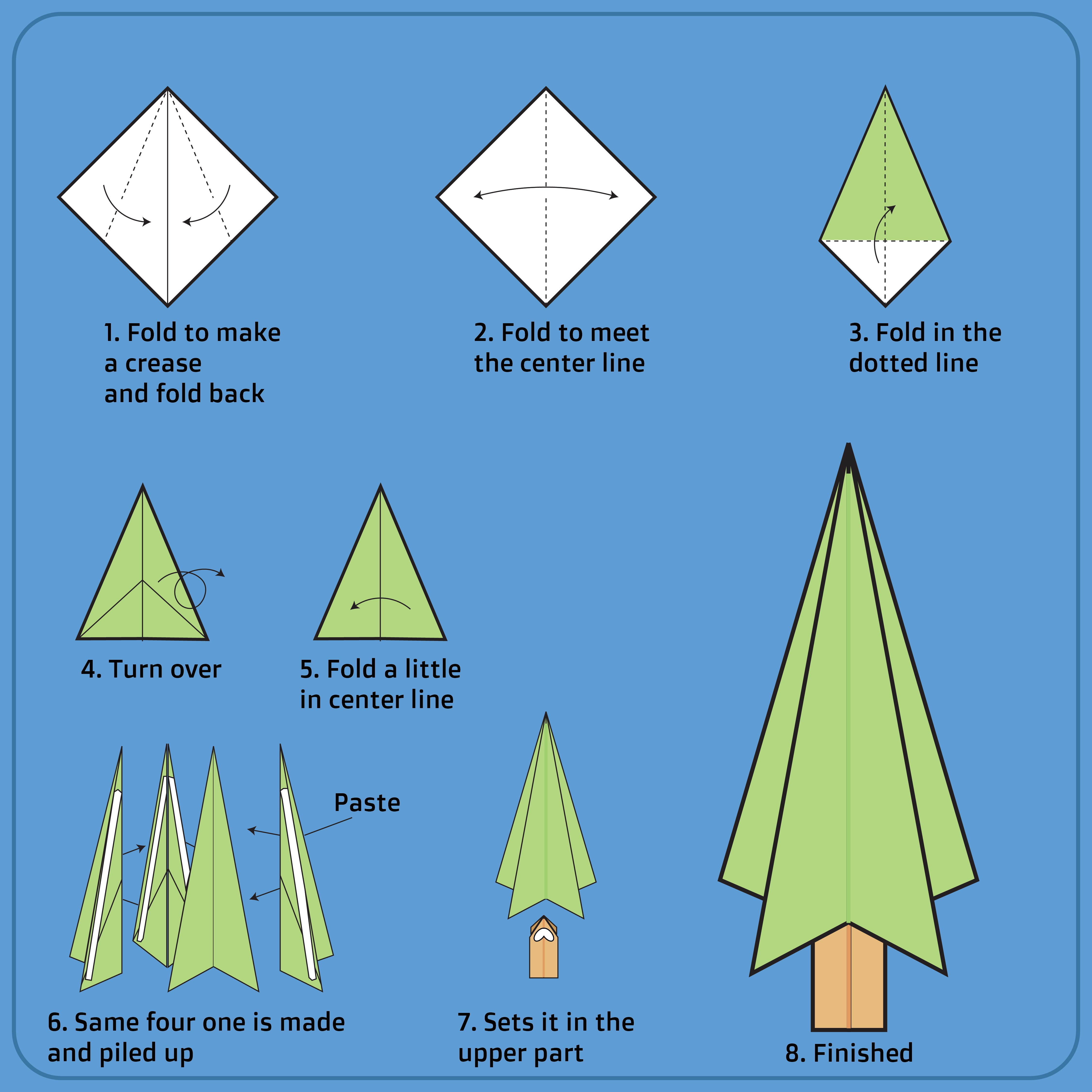 4-best-folded-christmas-tree-printable-templates-printablee