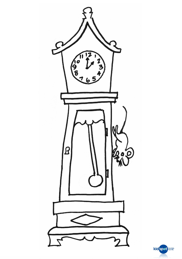 5 Best Images of Hickory Dickory Dock Coloring Pages Printable ...