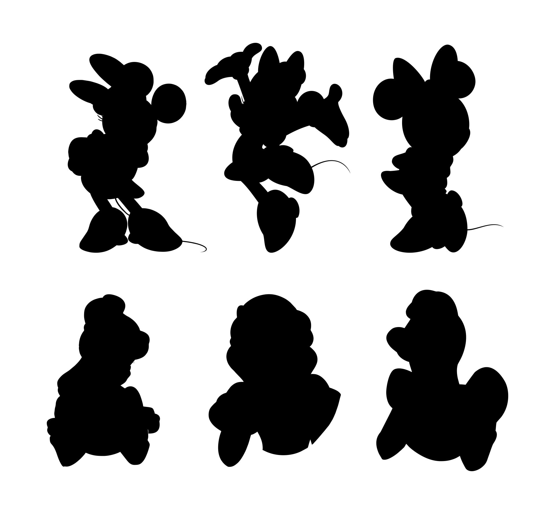 Disney Mickey Mouse Silhouette