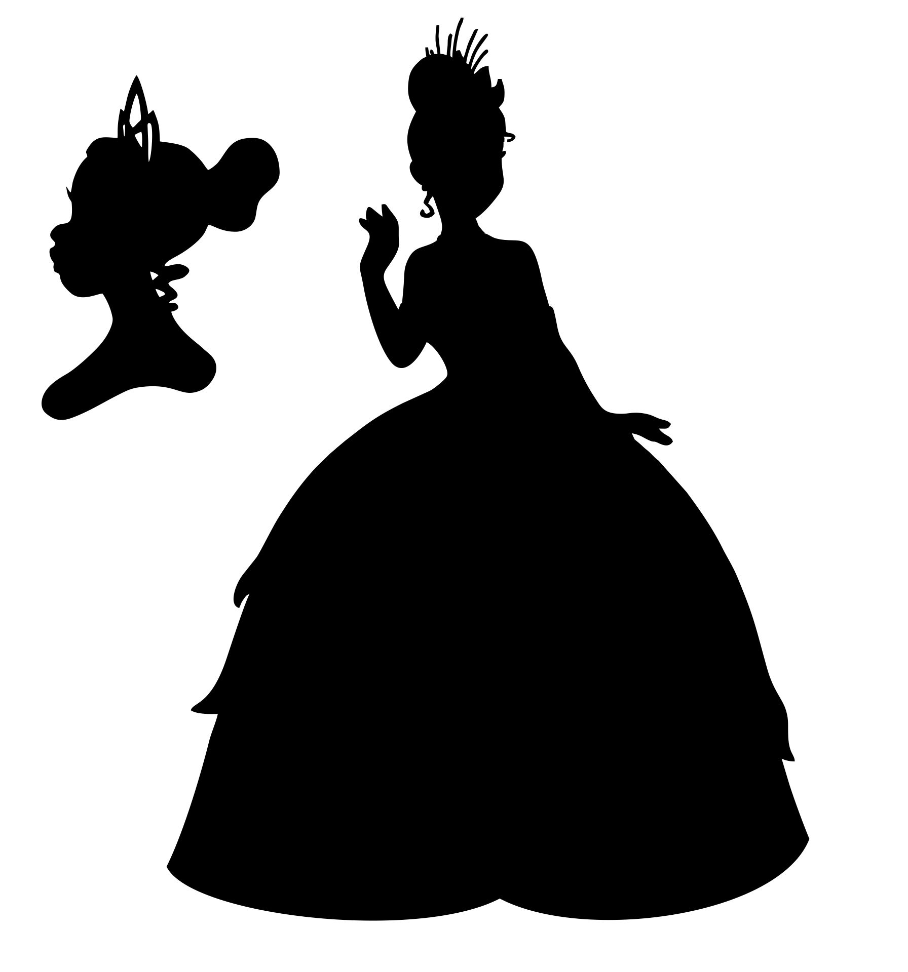 10 Best Free Printable Princess Silhouette PDF for Free at Printablee