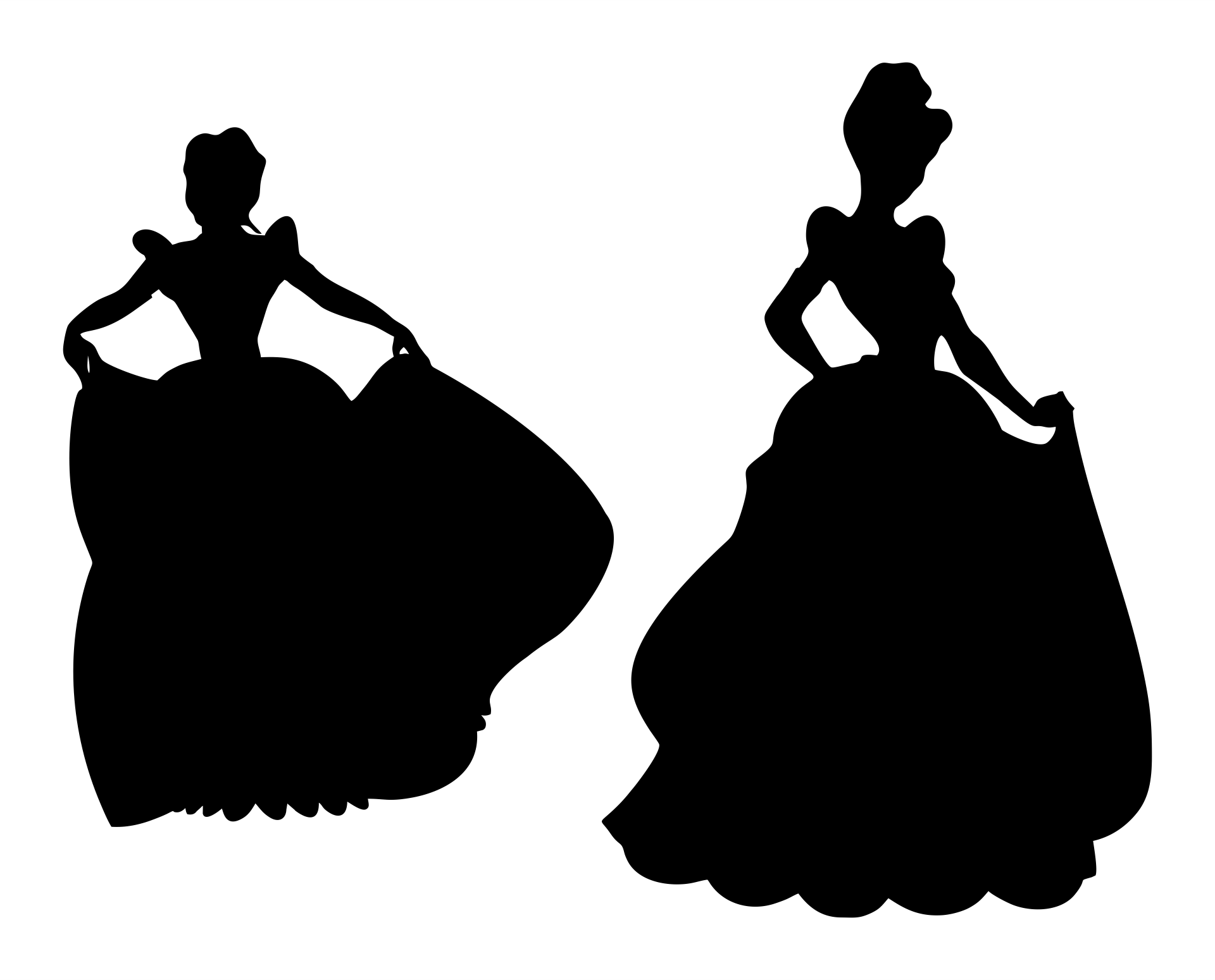  Printable Princess Silhouette