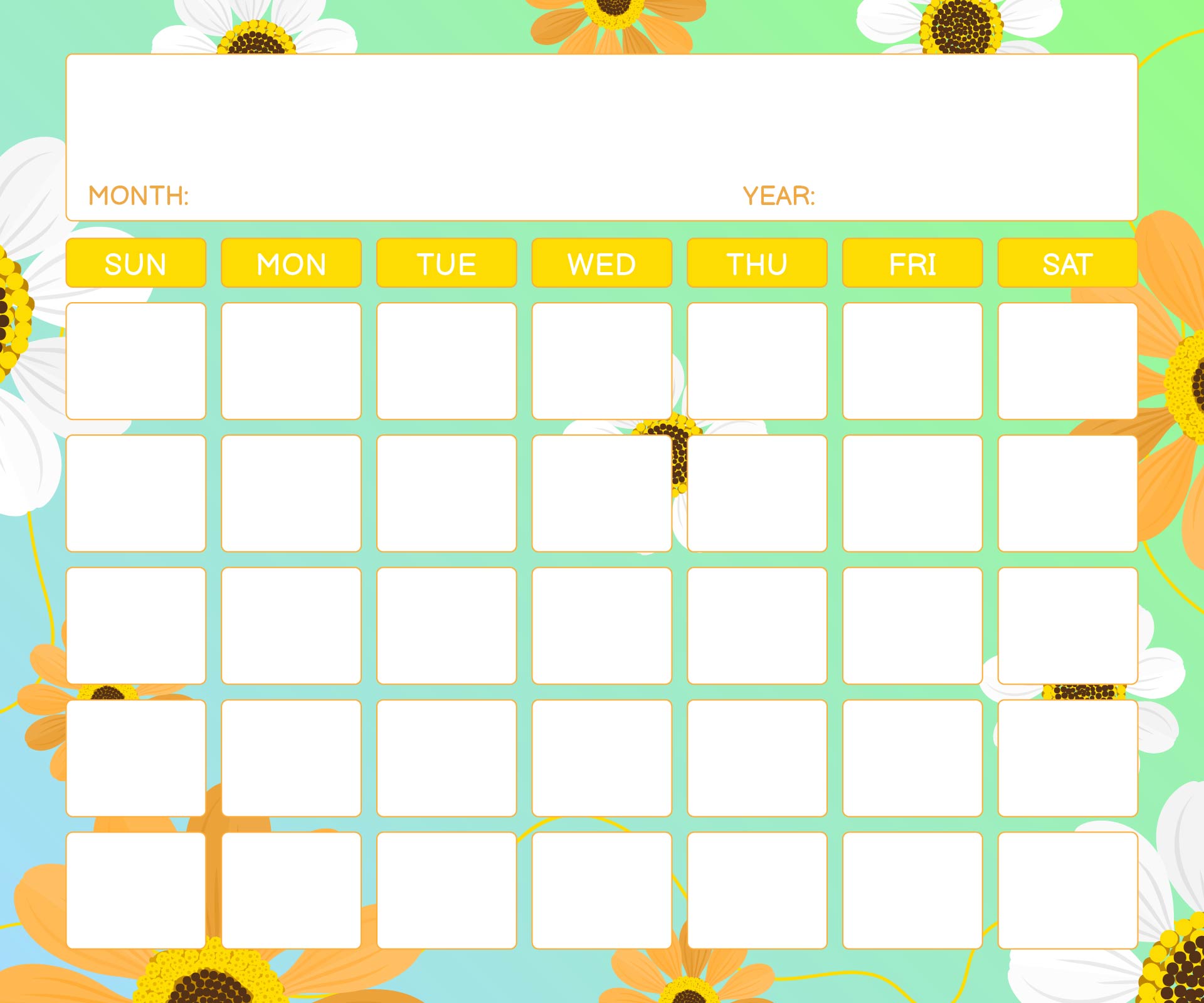 printable calendar