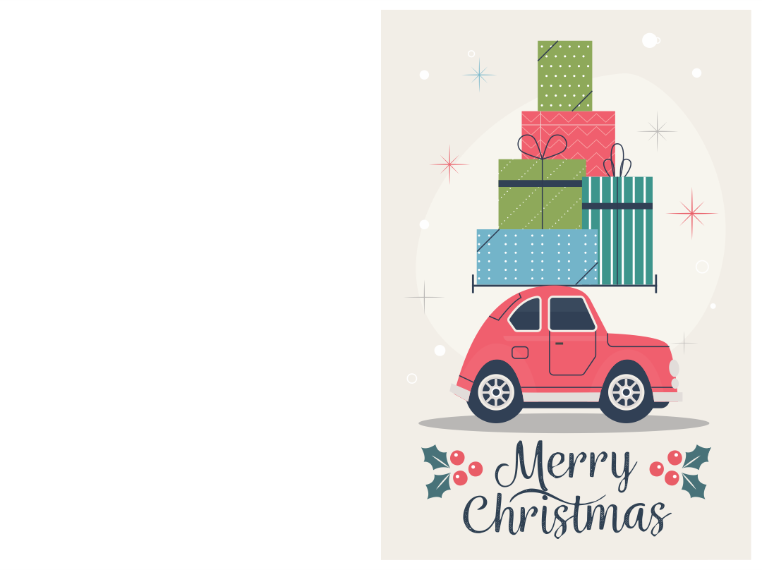  Printable Christmas Greeting Cards